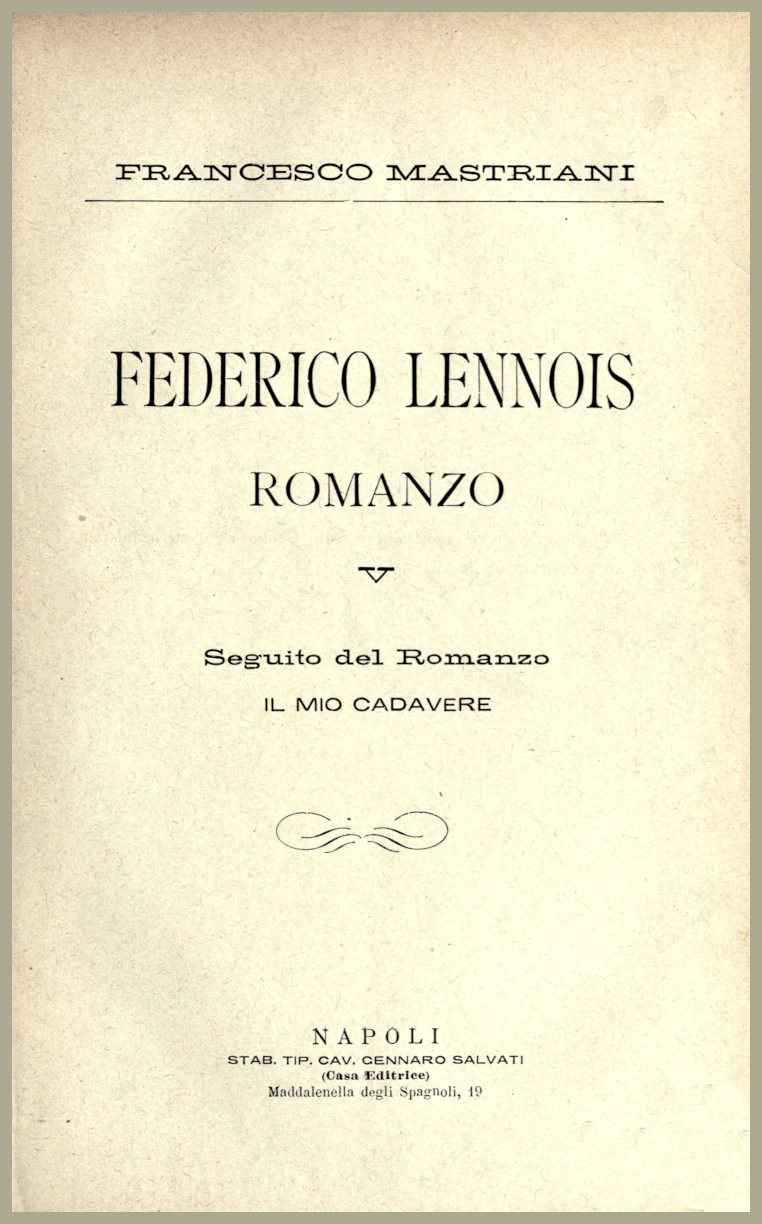 Federico Lennois cover
