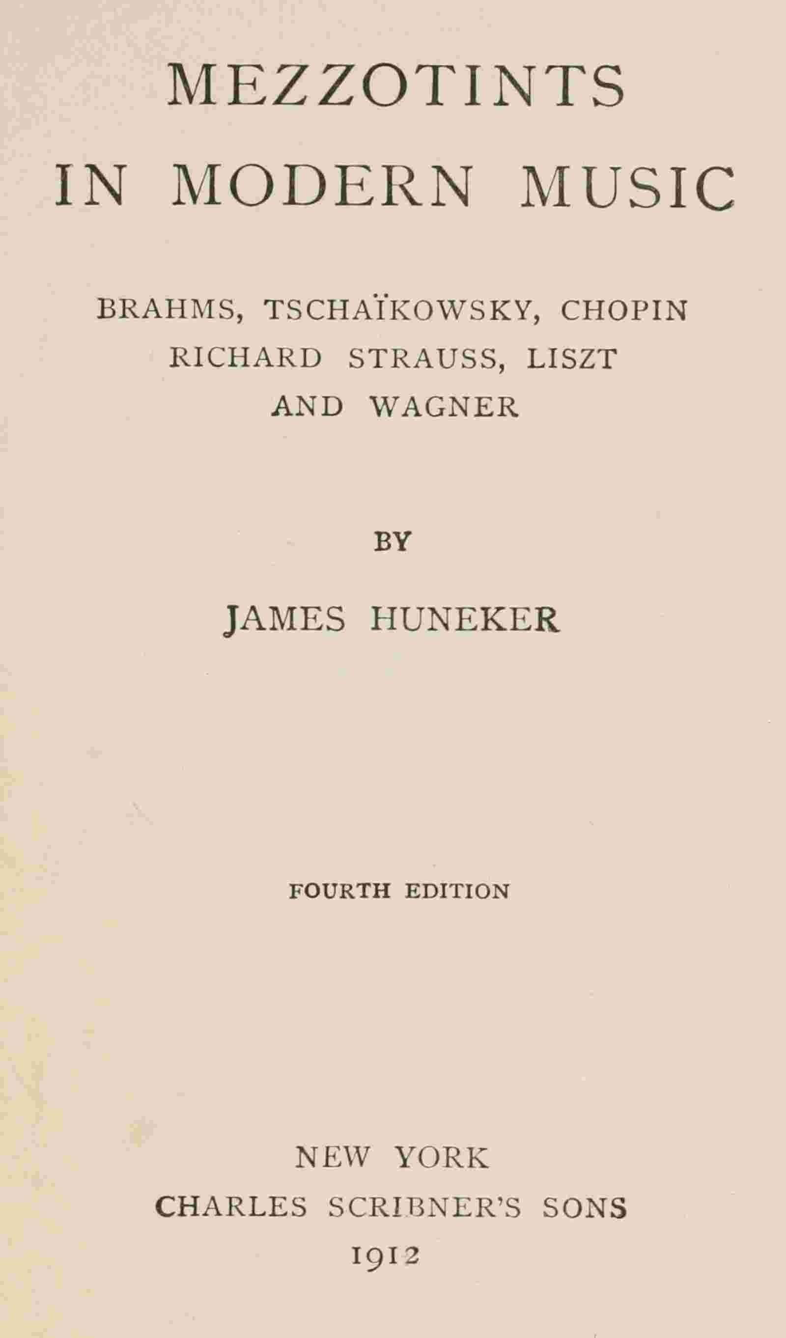 Mezzotints in modern music / cover