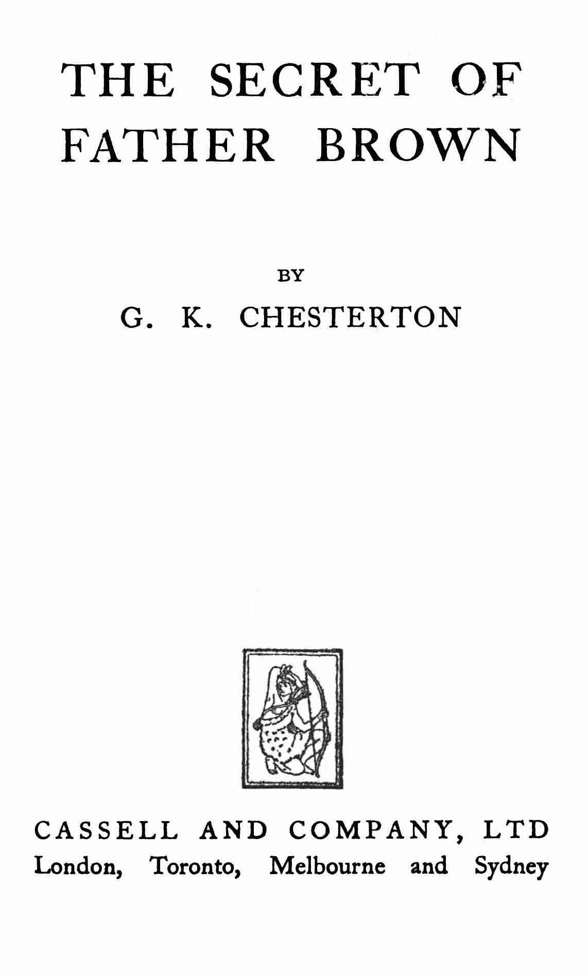The secret of Father Brown cover