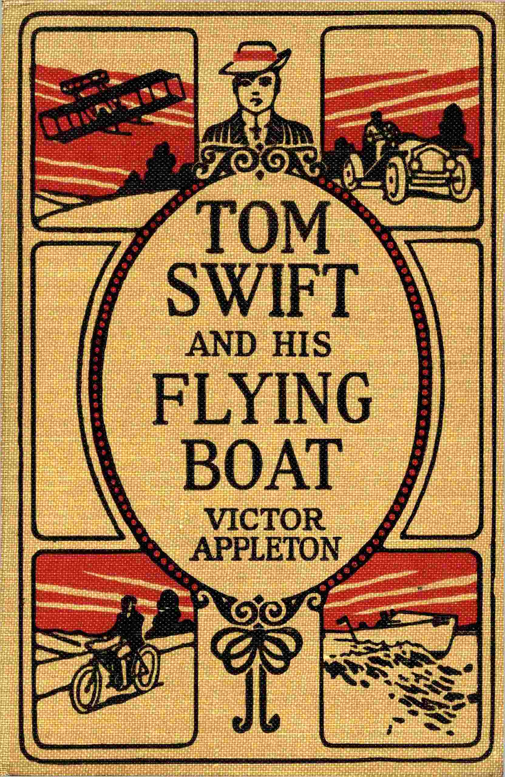 Tom Swift and his flying boat; cover
