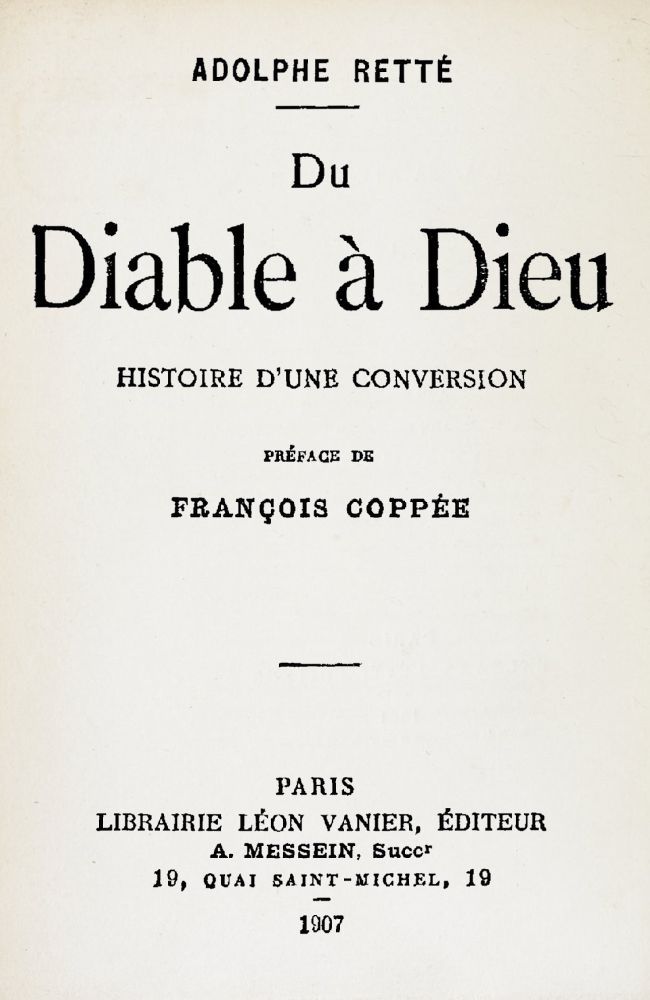 Du Diable à Dieu cover
