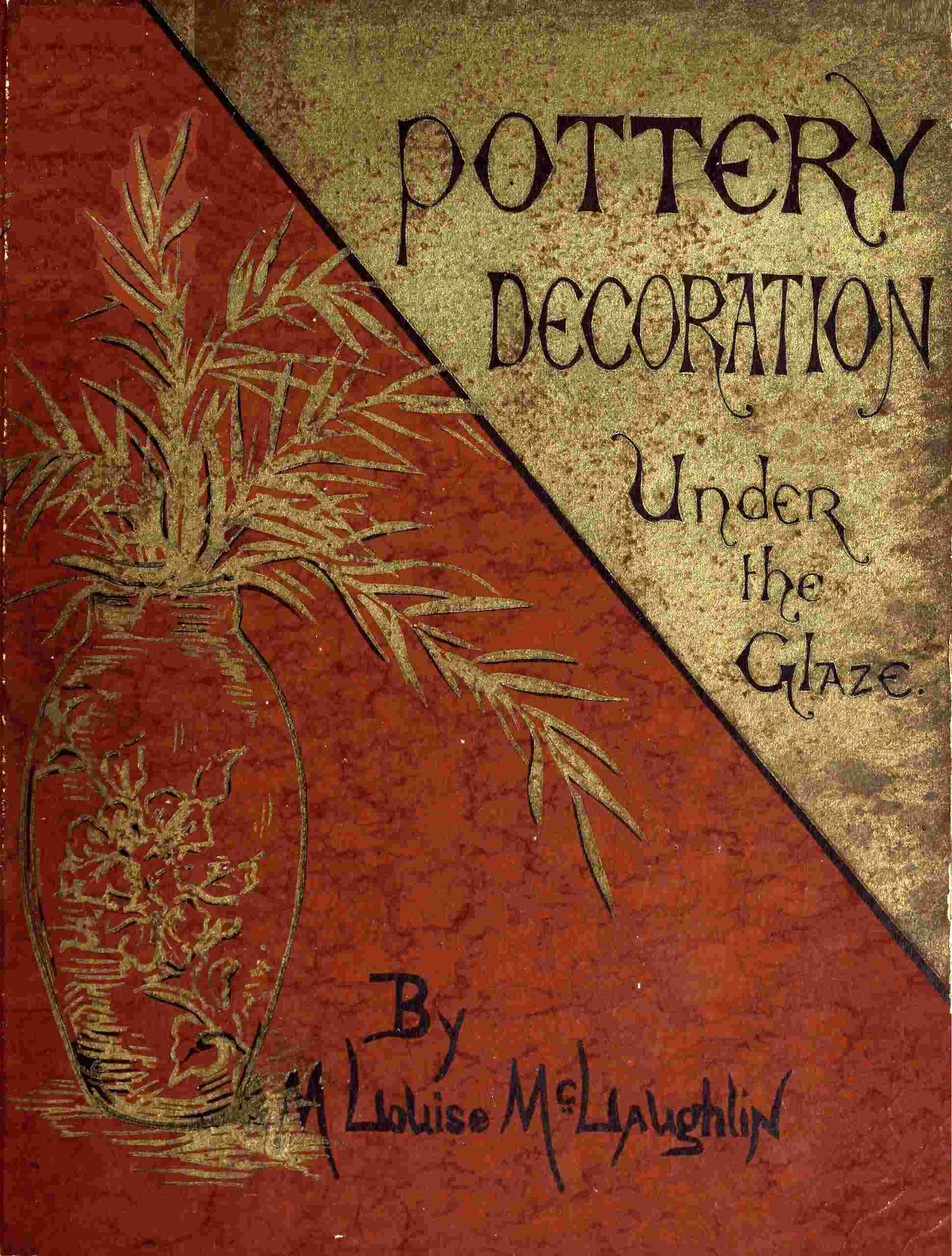 Pottery decoration under the glaze cover