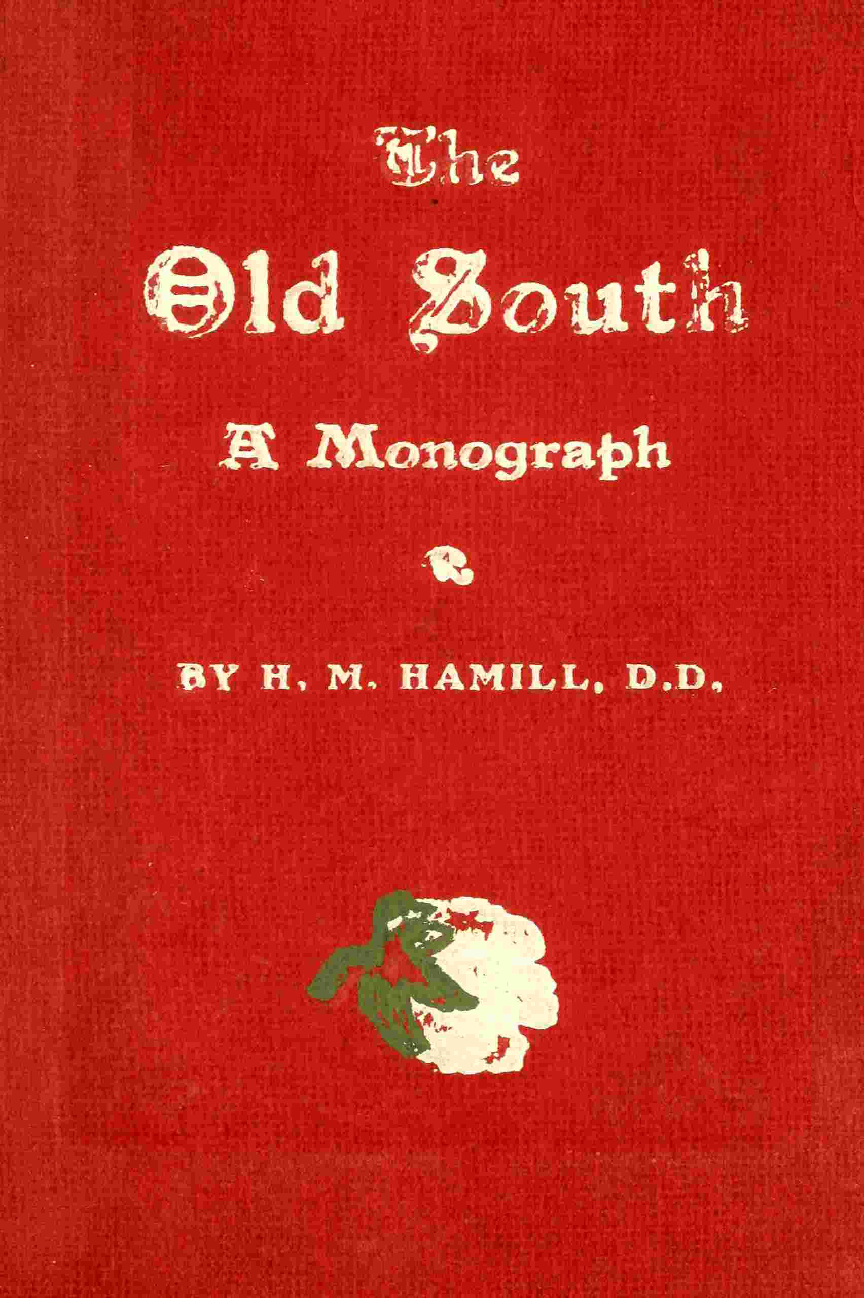 The old South cover