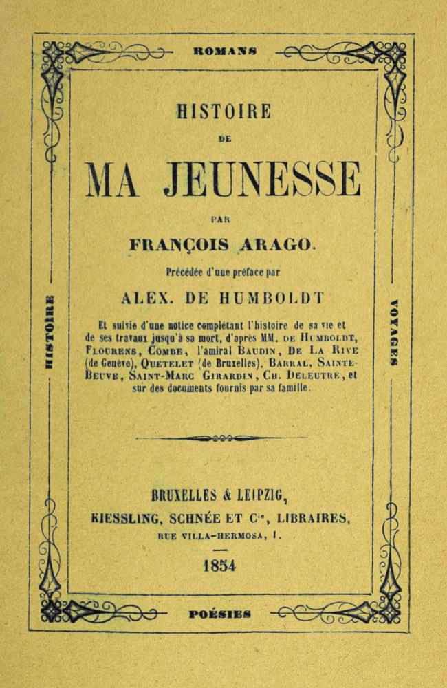 Histoire de ma jeunesse cover