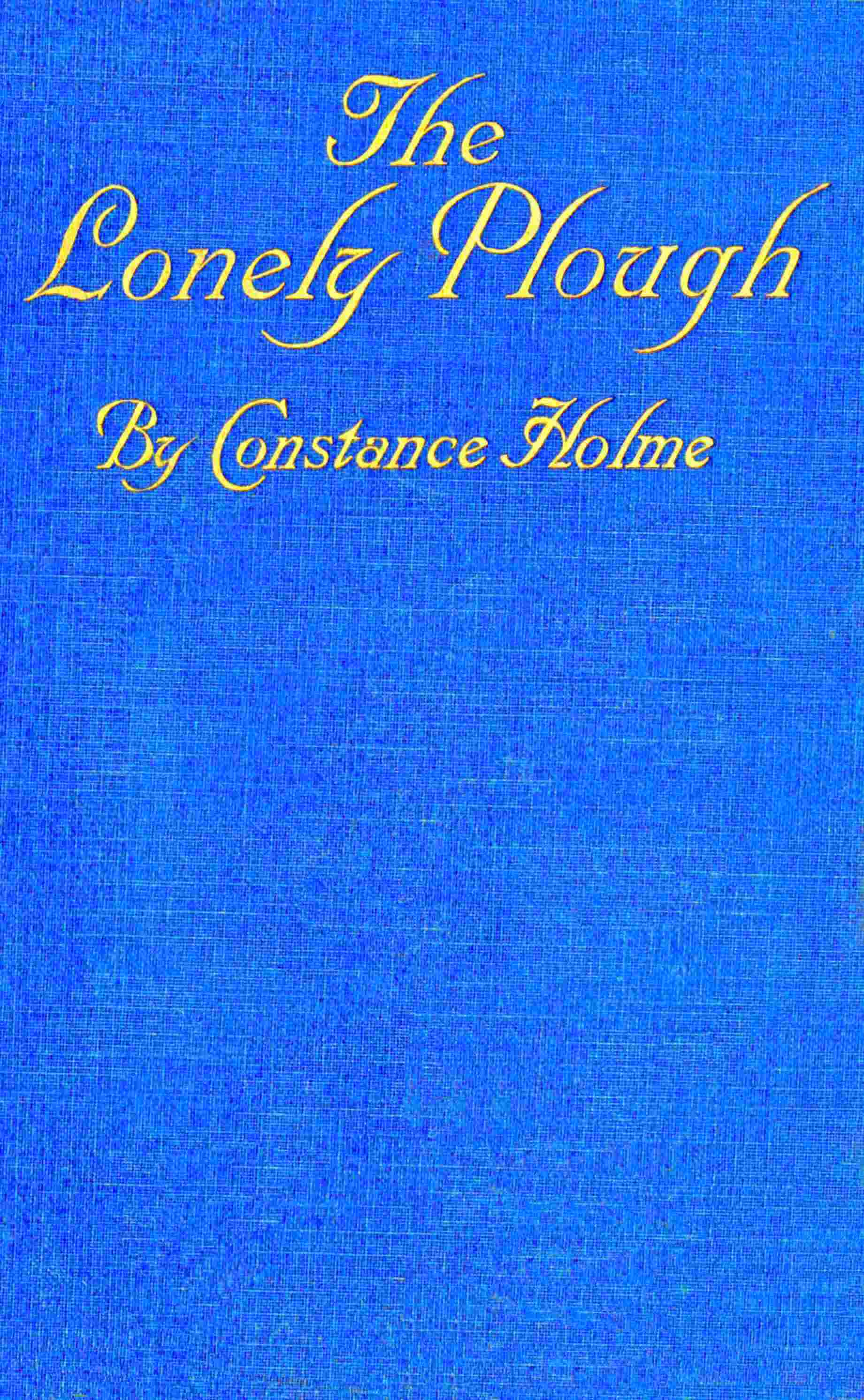 The lonely plough cover