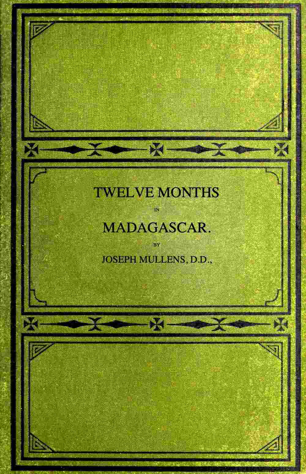 Twelve months in Madagascar cover