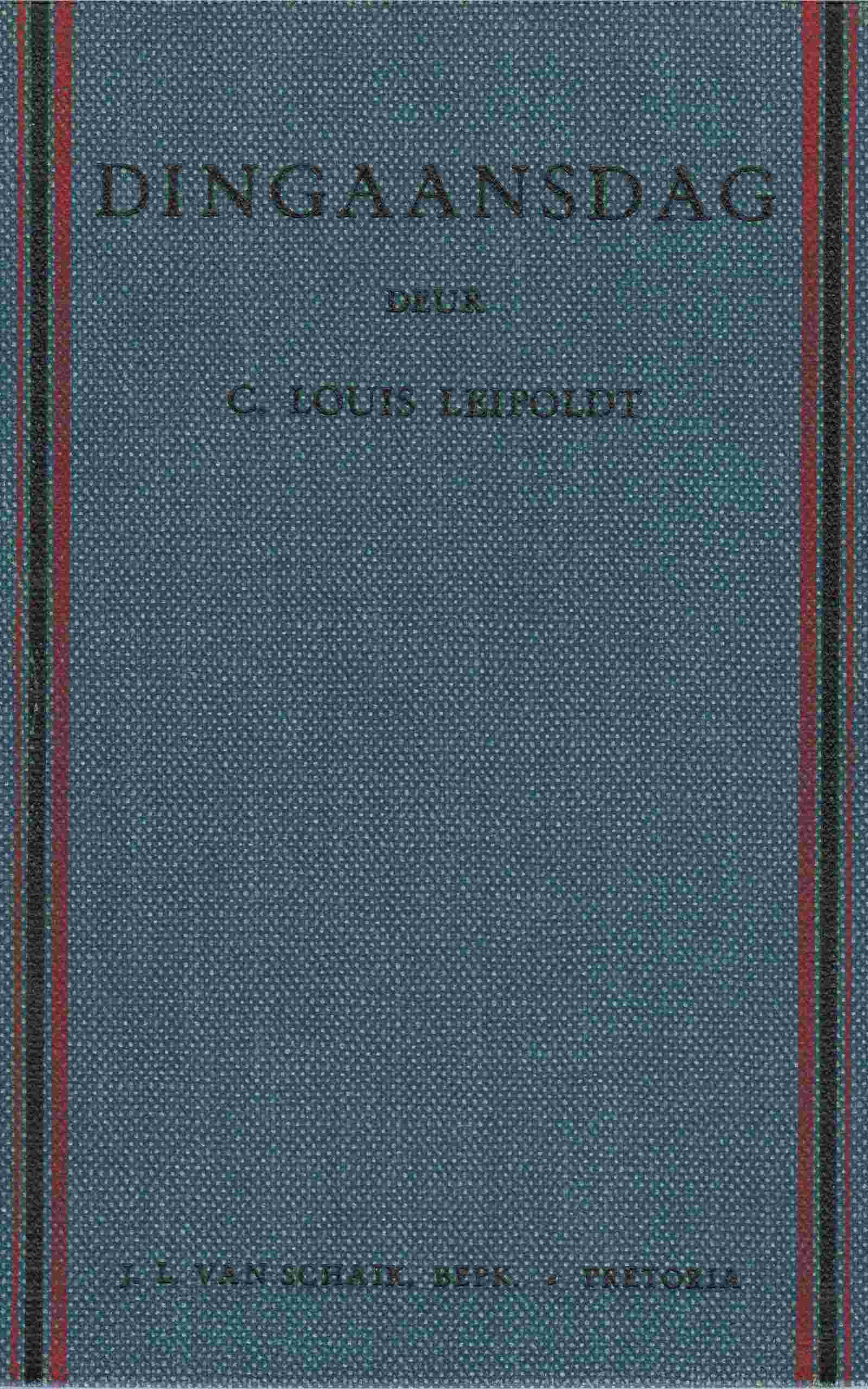 Dingaansdag cover