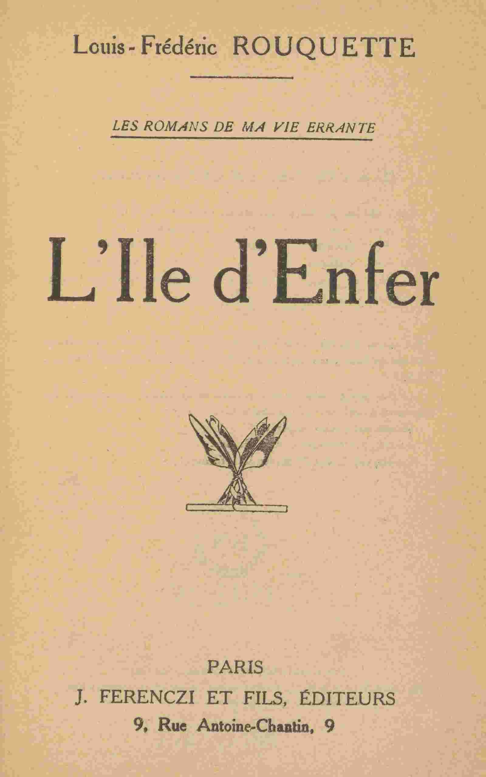L'Ile d'Enfer cover