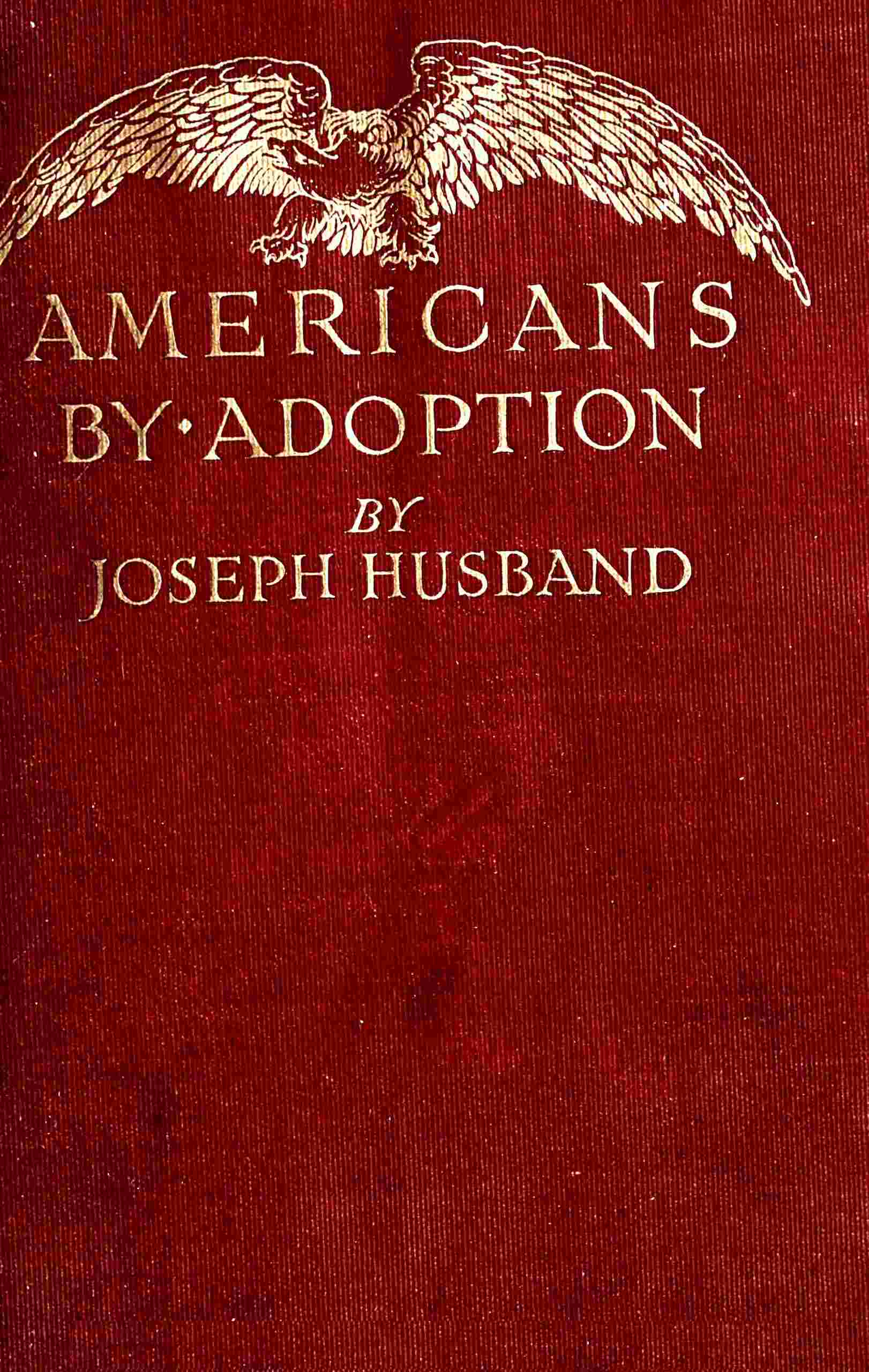Americans by adoption cover