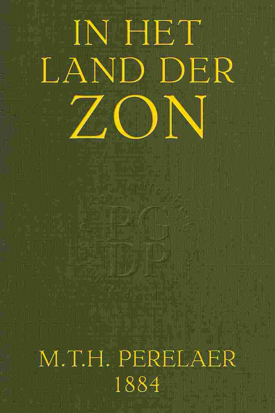 In het land der zon cover