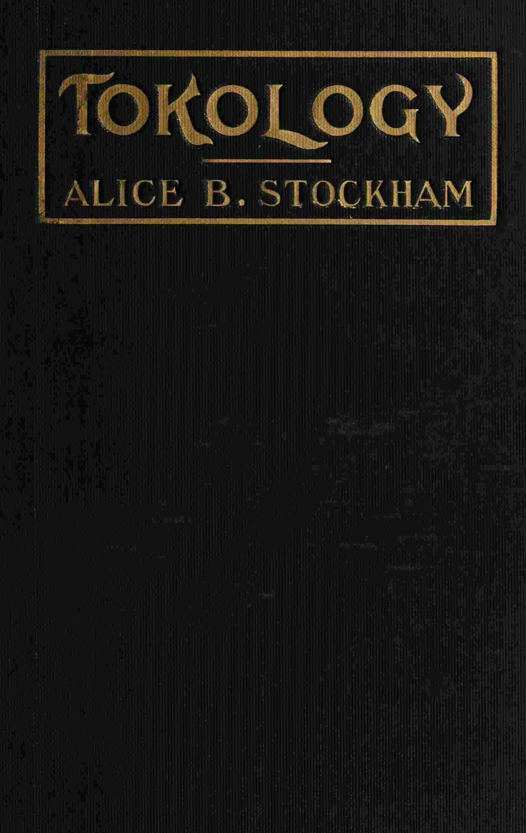 Tokology cover