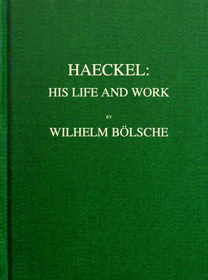 Haeckel cover