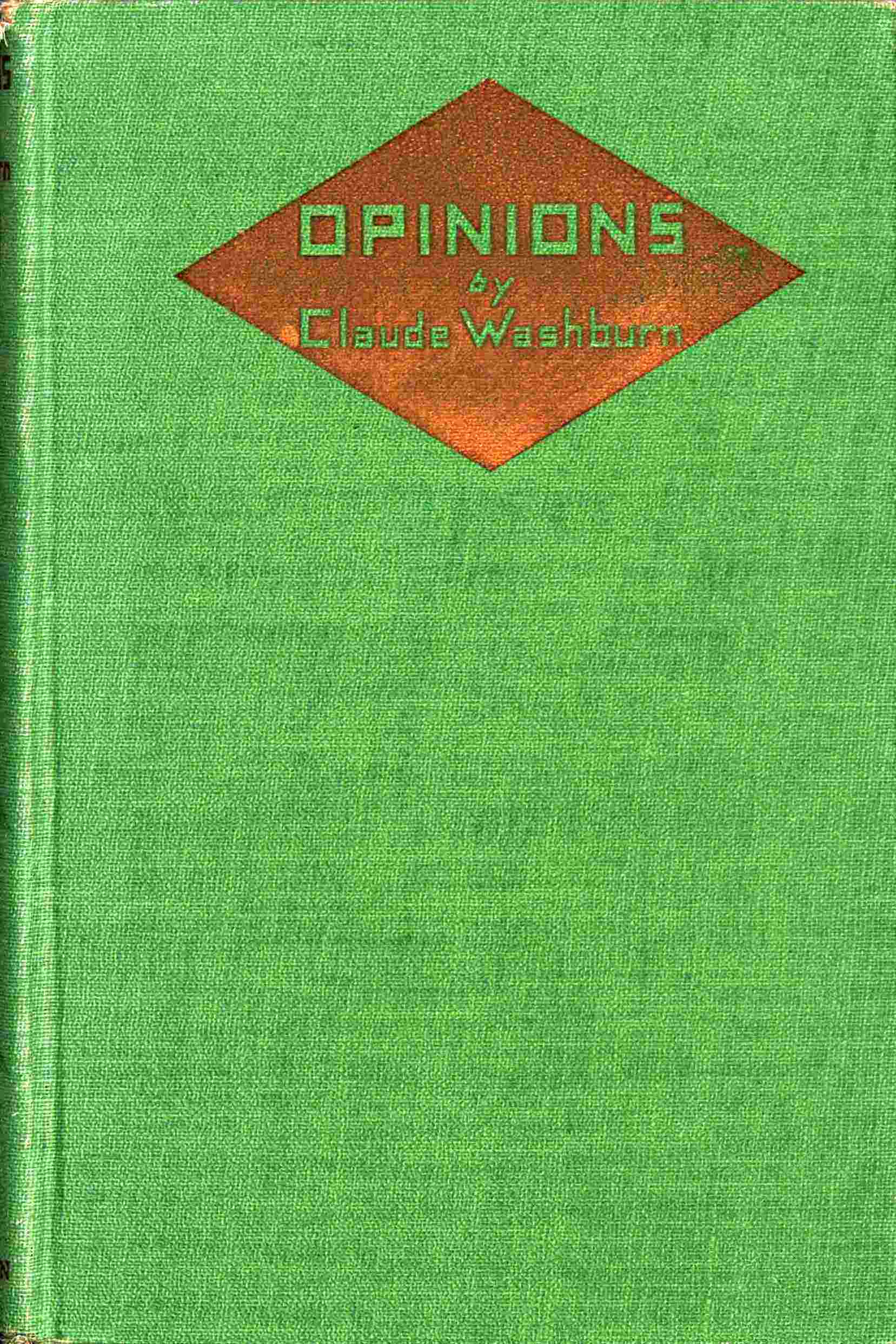 Opinions cover