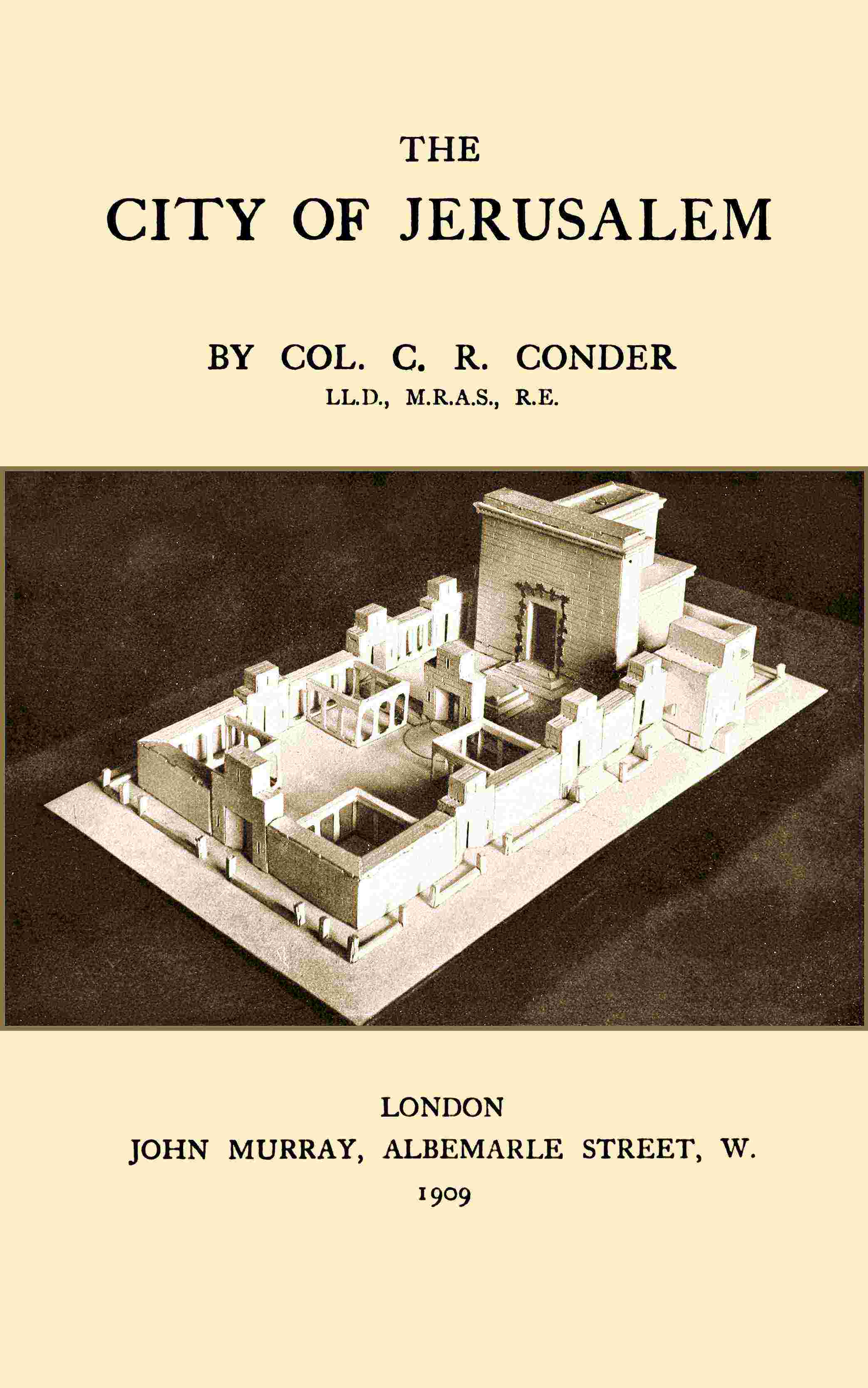 The city of Jerusalem cover