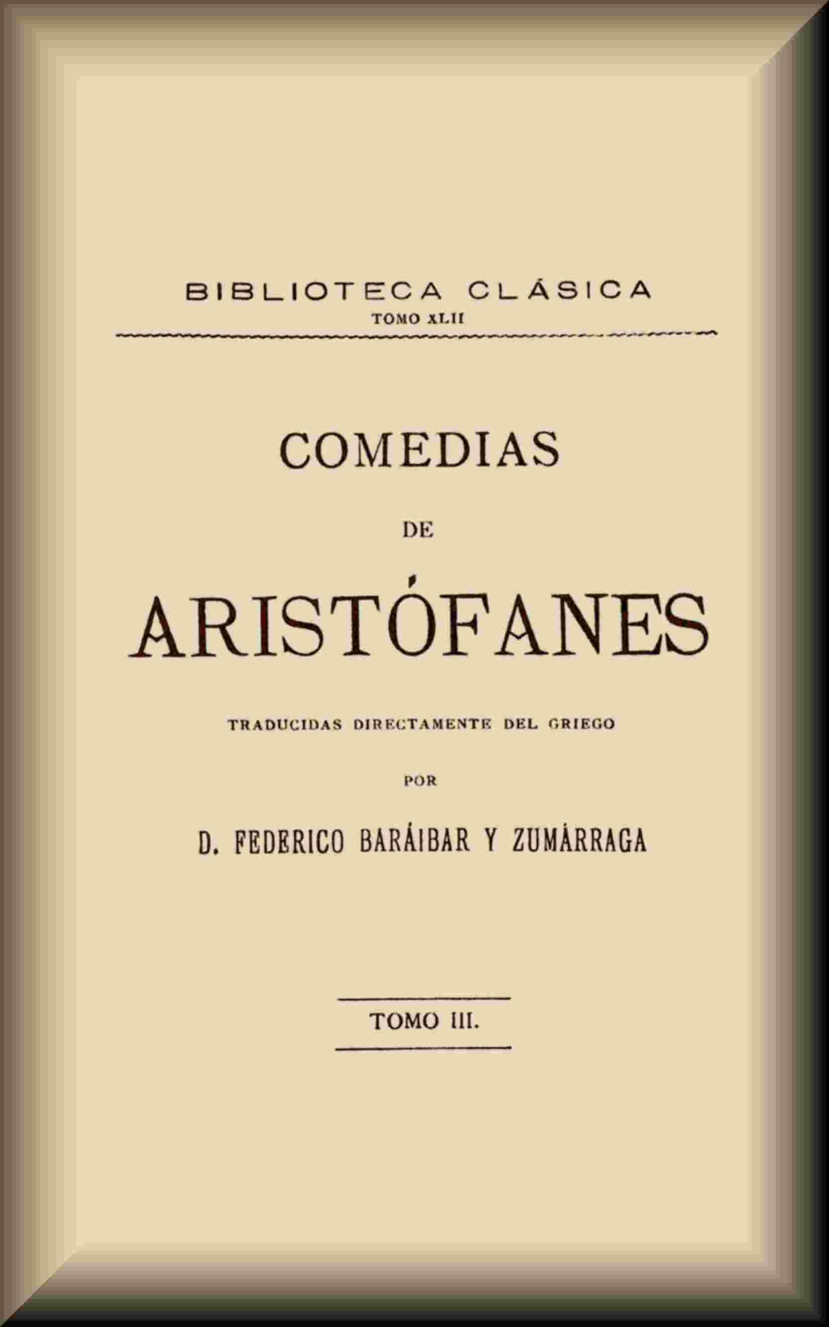 Comedias, tomo 3 de 3 cover