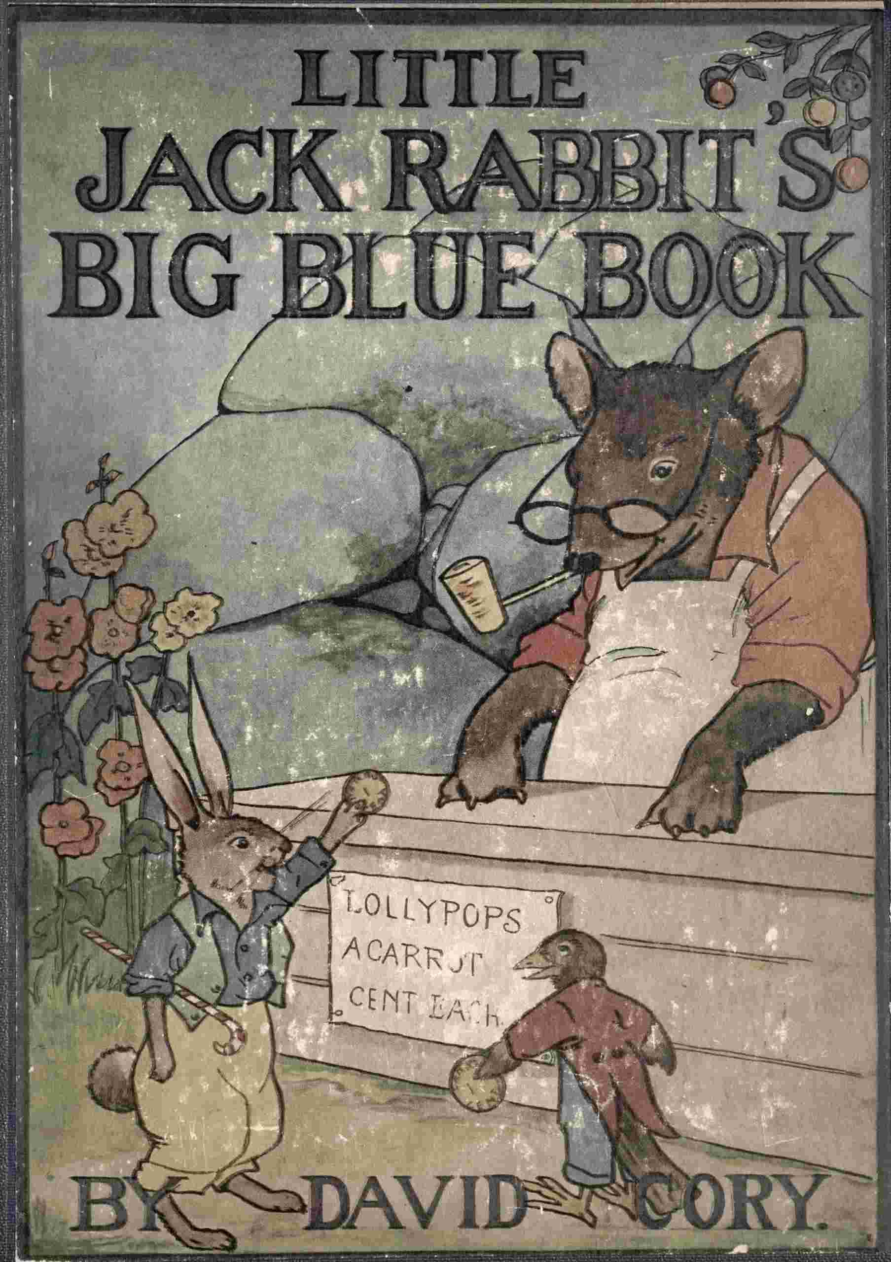Little Jack Rabbit's big blue book cover
