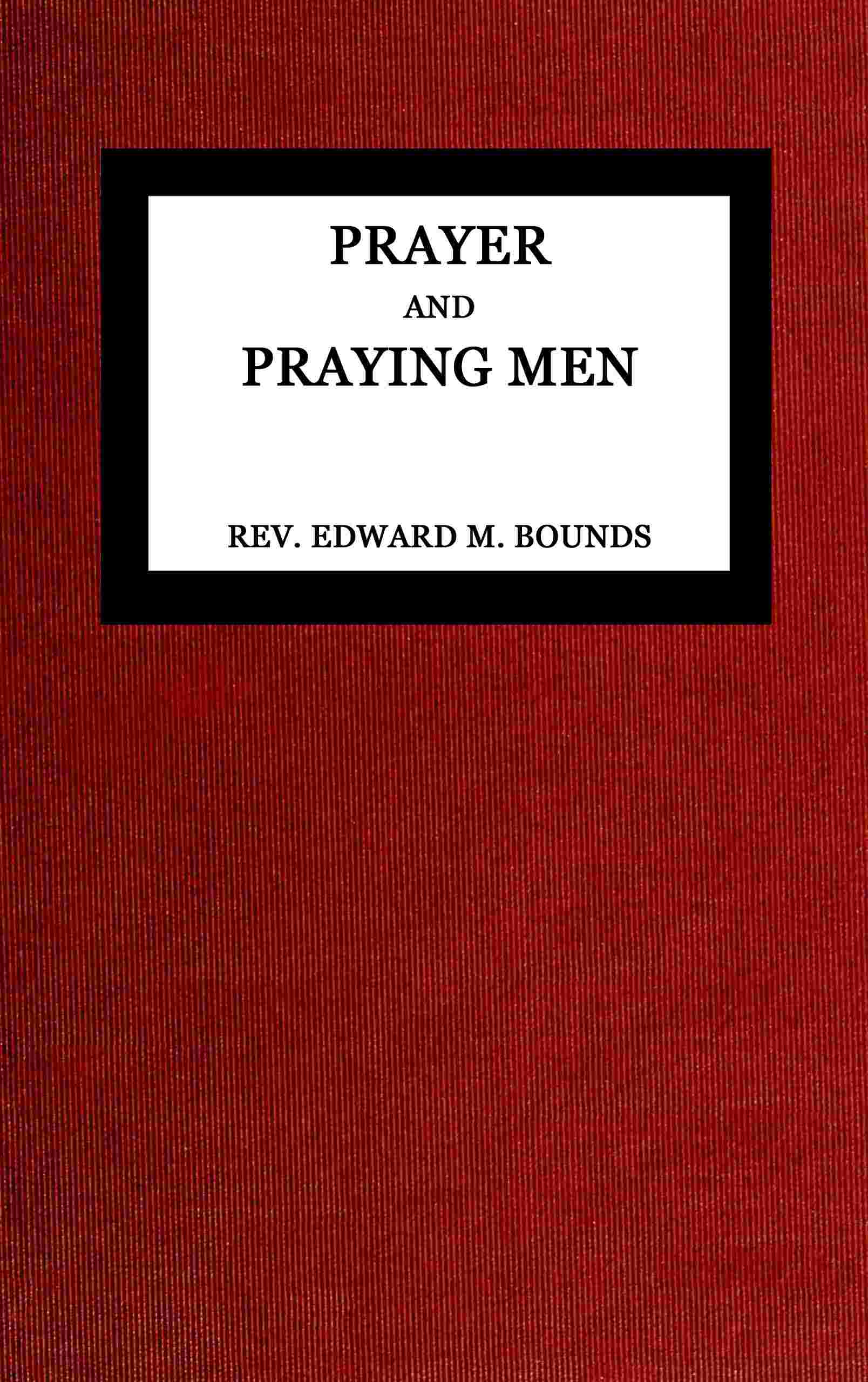 Prayer and praying men cover