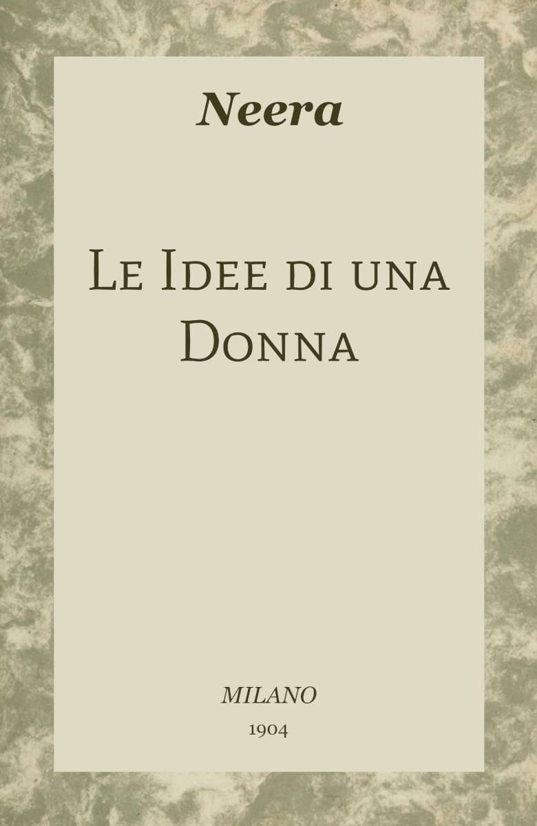 Le idee di una donna cover