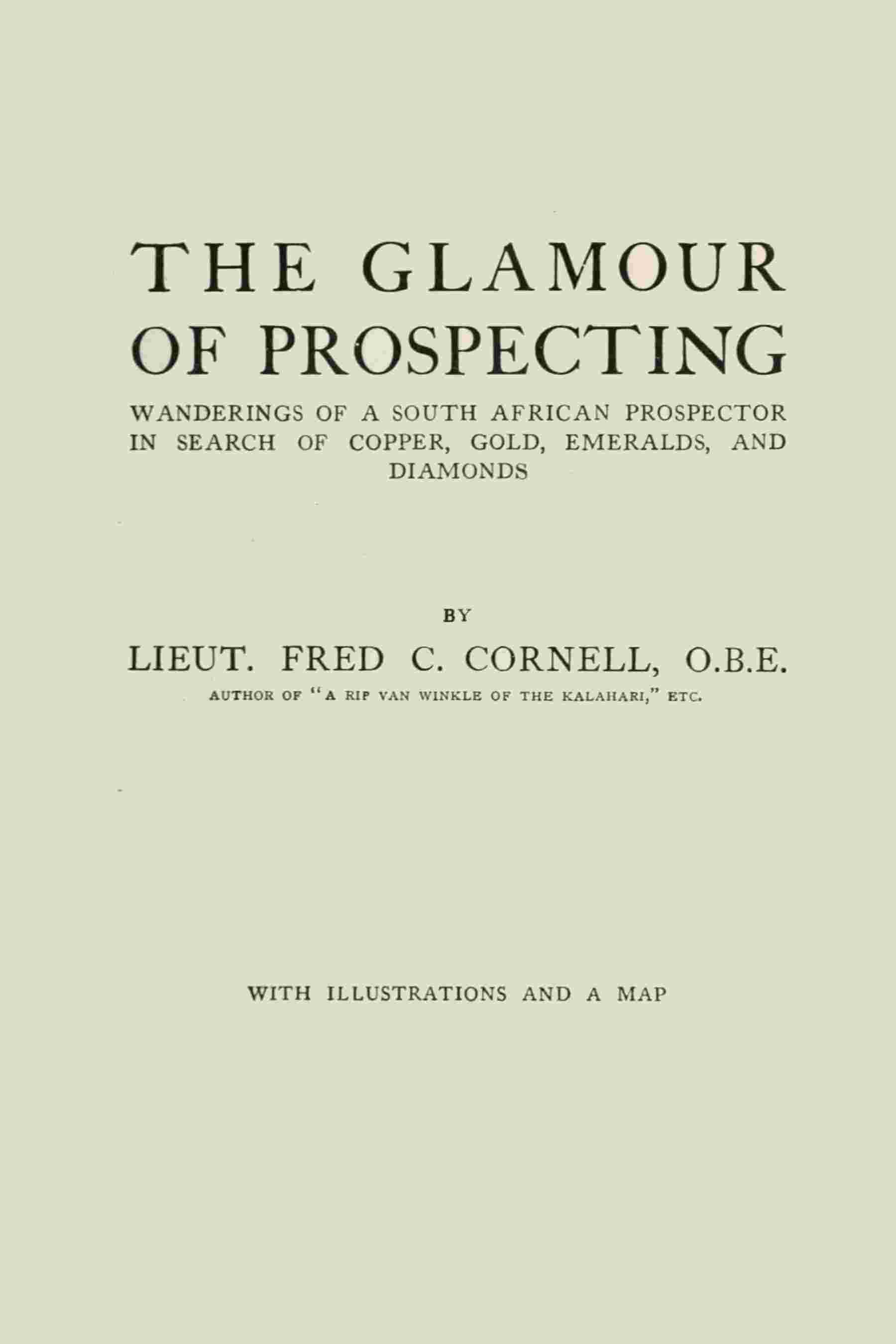 The glamour of prospecting cover
