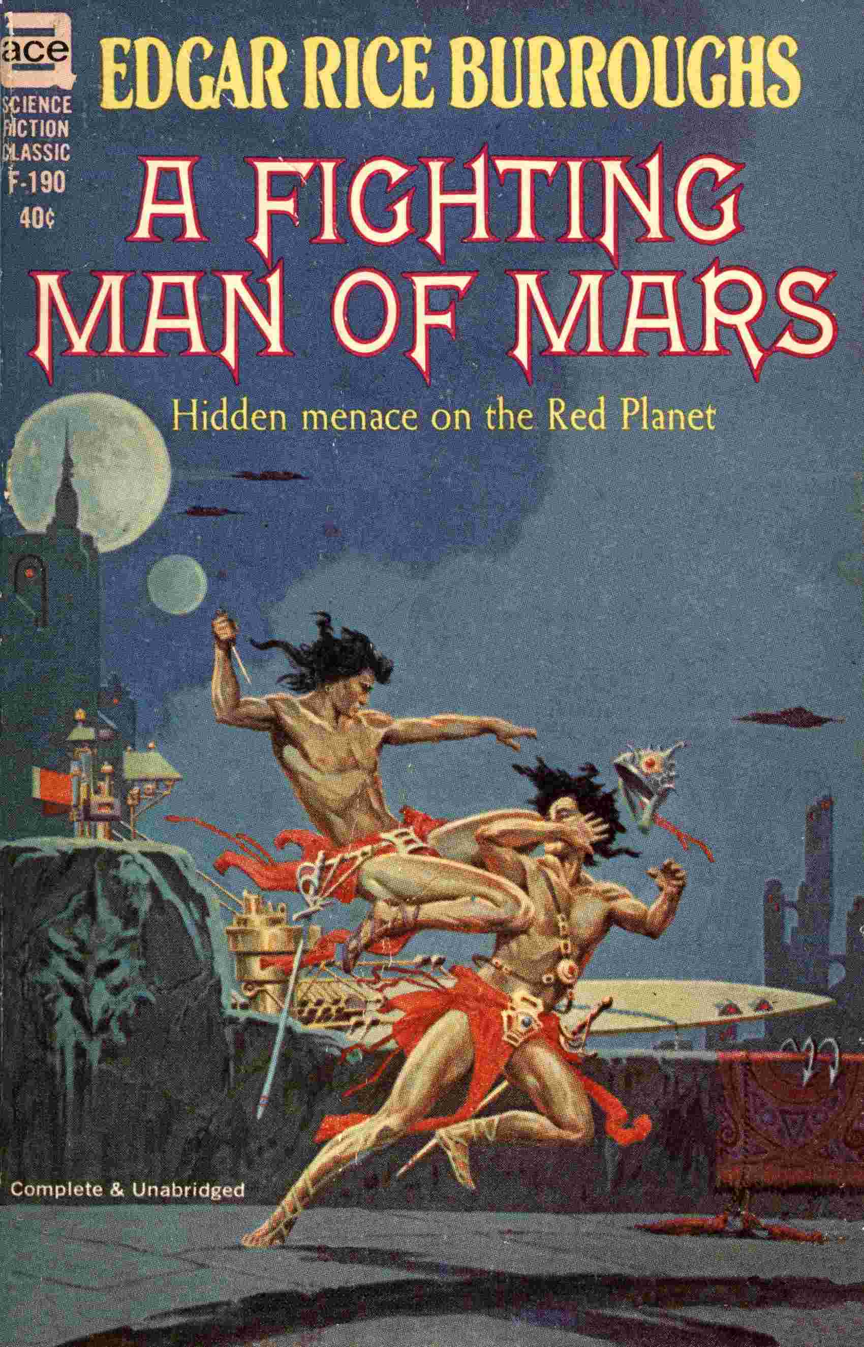 A fighting man of Mars cover
