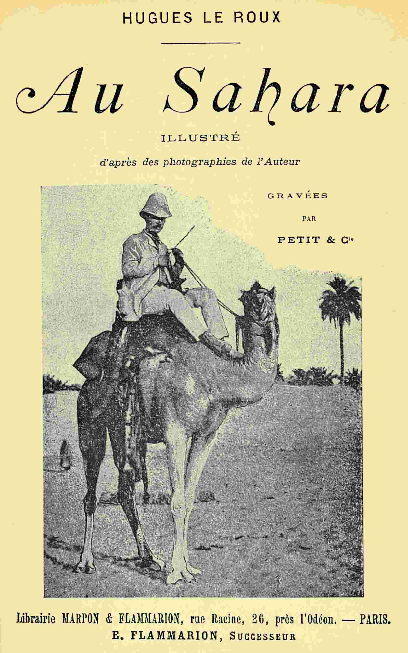 Au Sahara cover