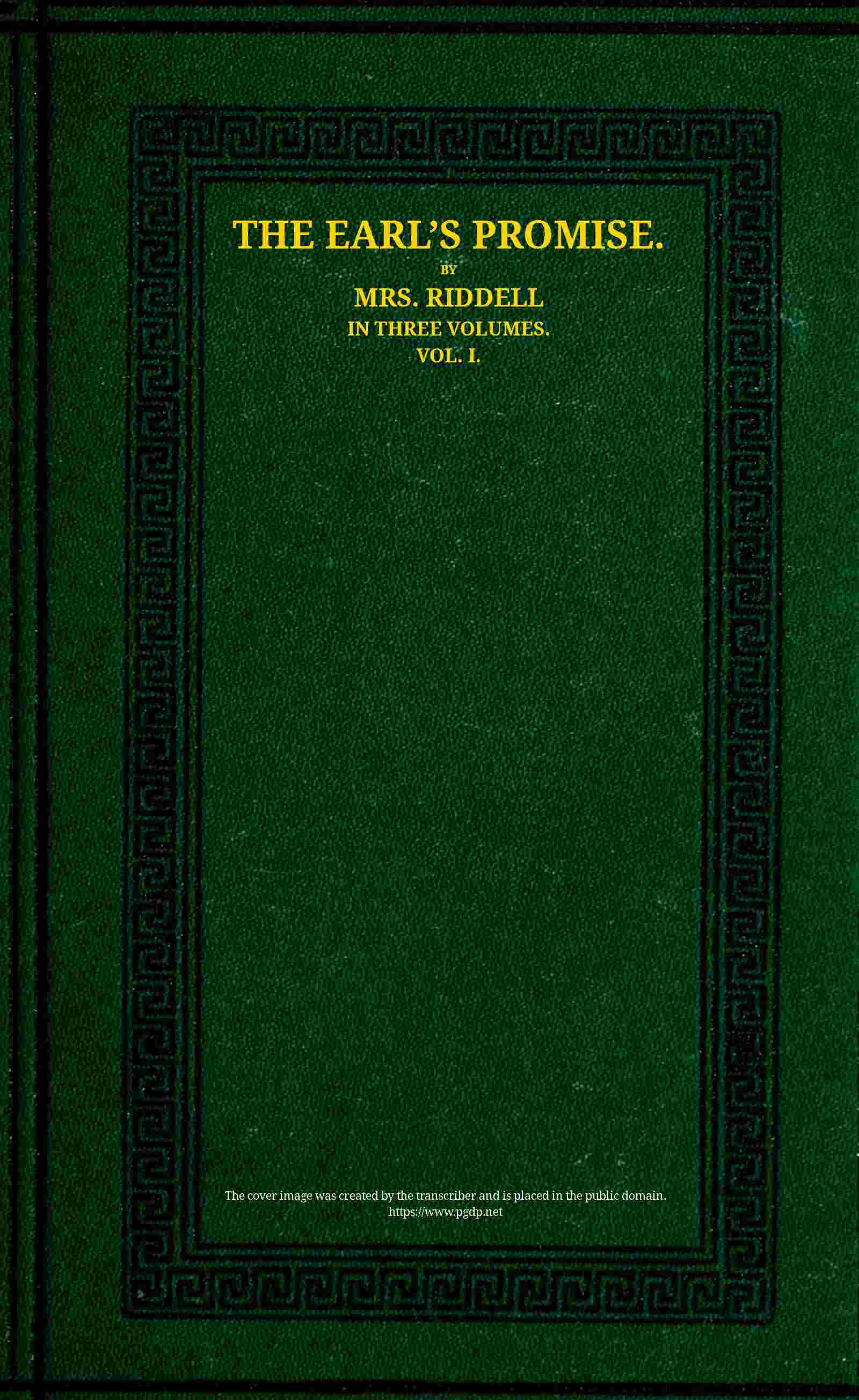The Earl's promise cover