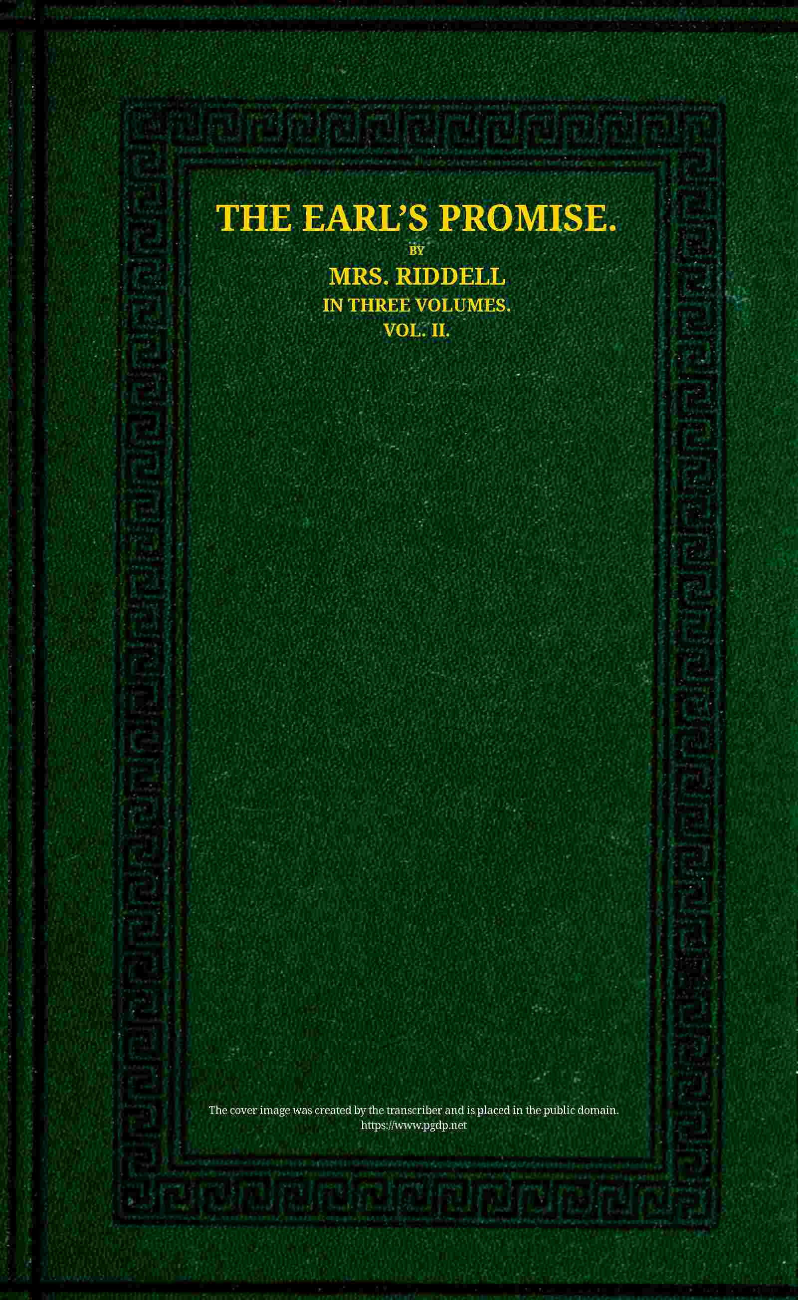 The Earl's promise cover