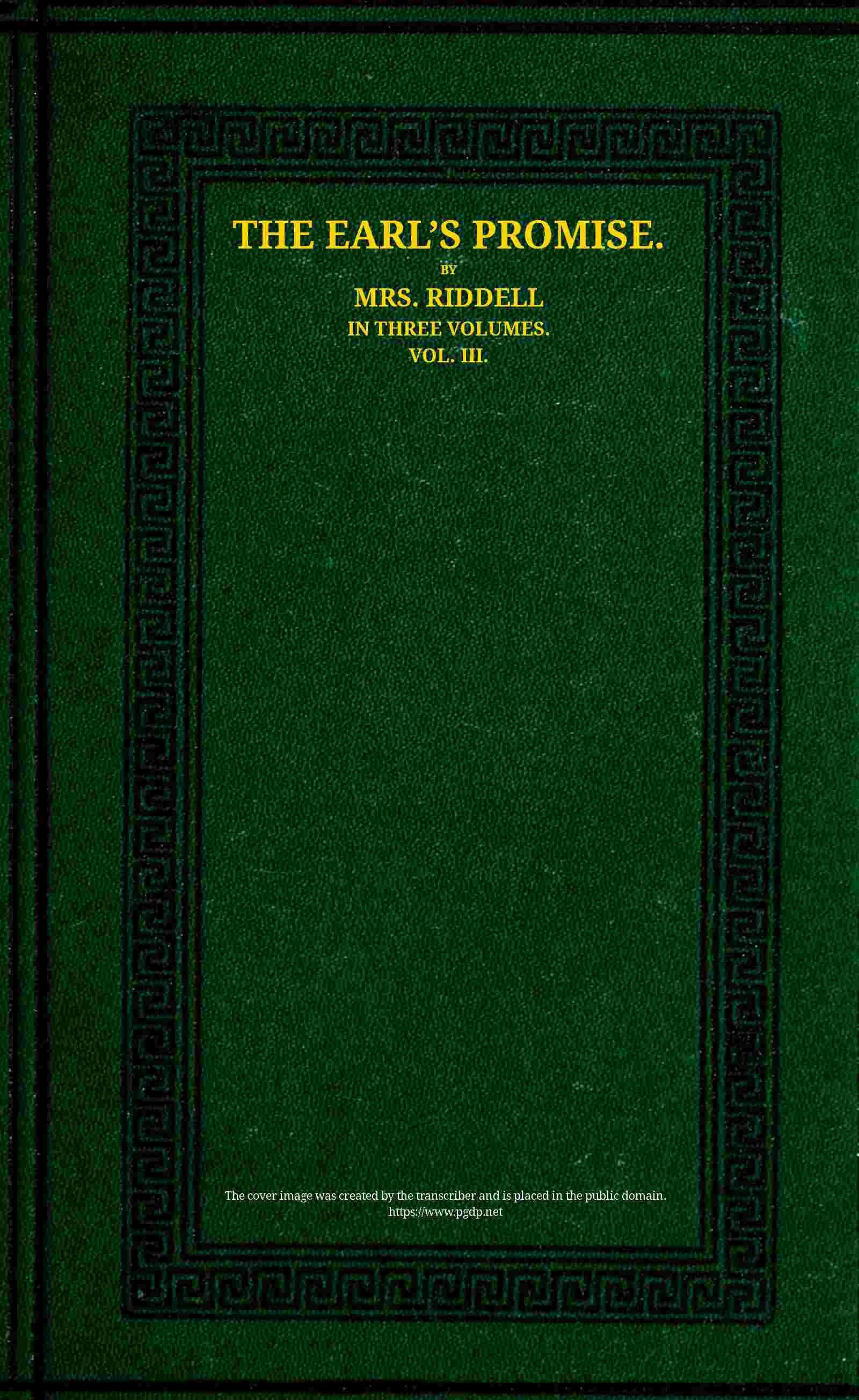The Earl's promise cover