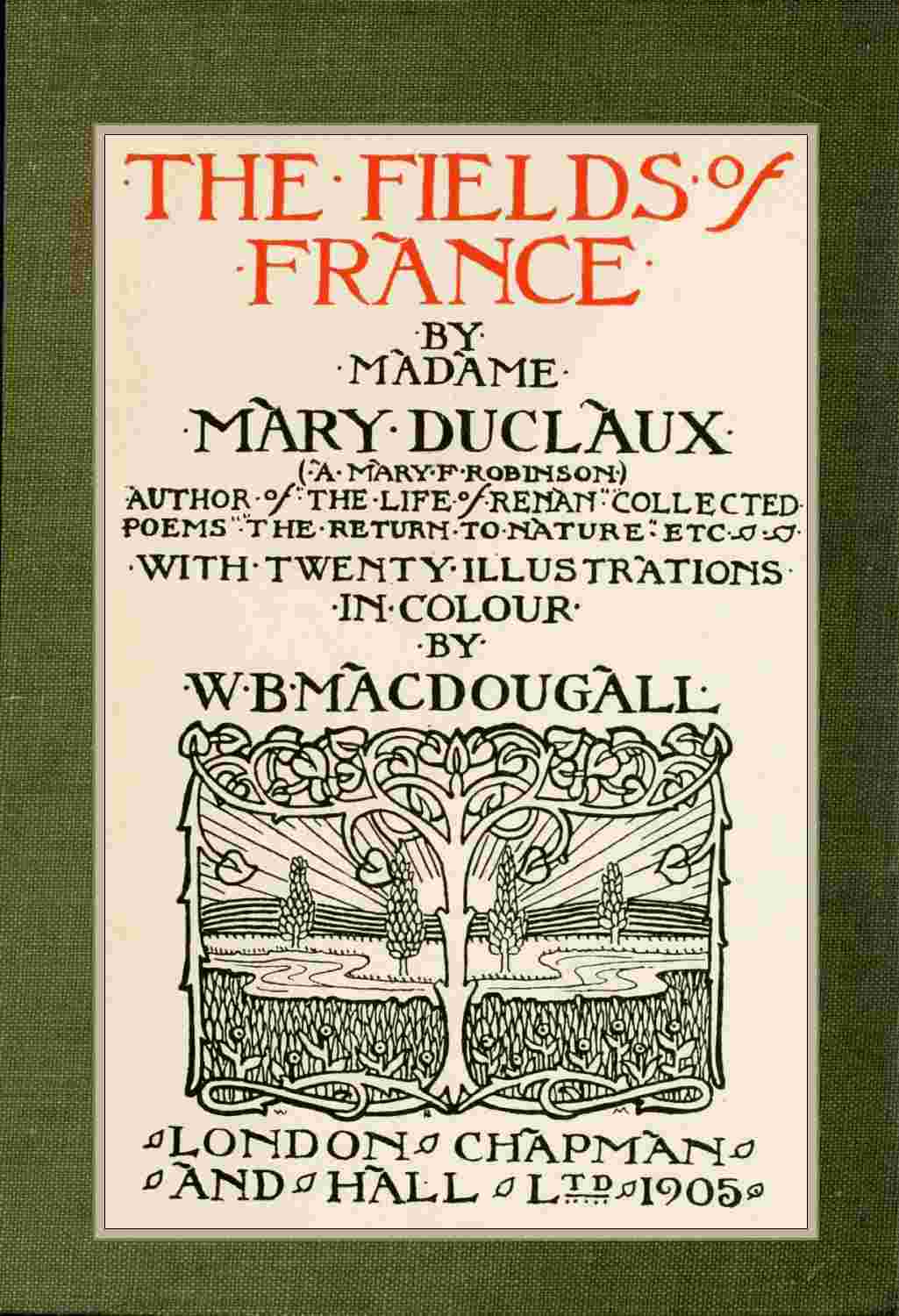 The fields of France cover