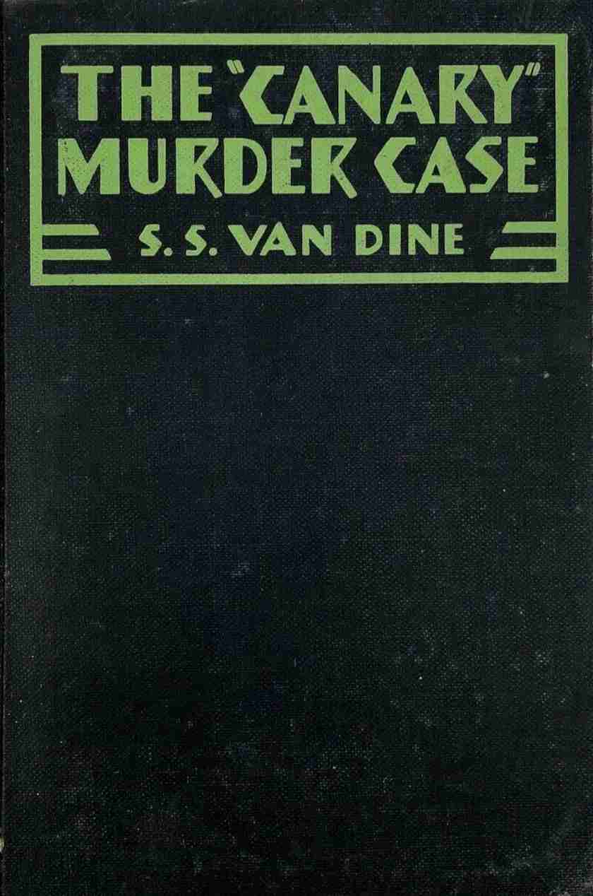 The "Canary" murder case cover