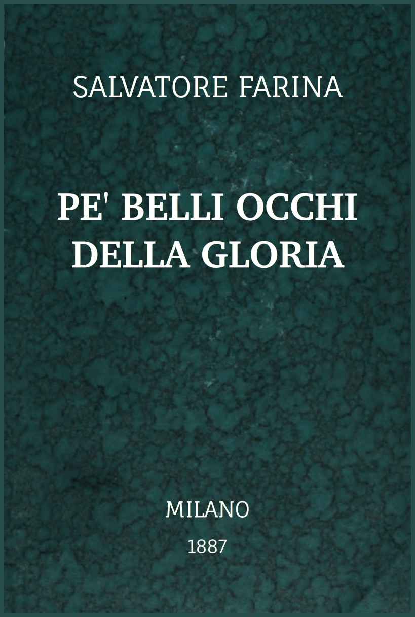 Pe' belli occhi della gloria cover