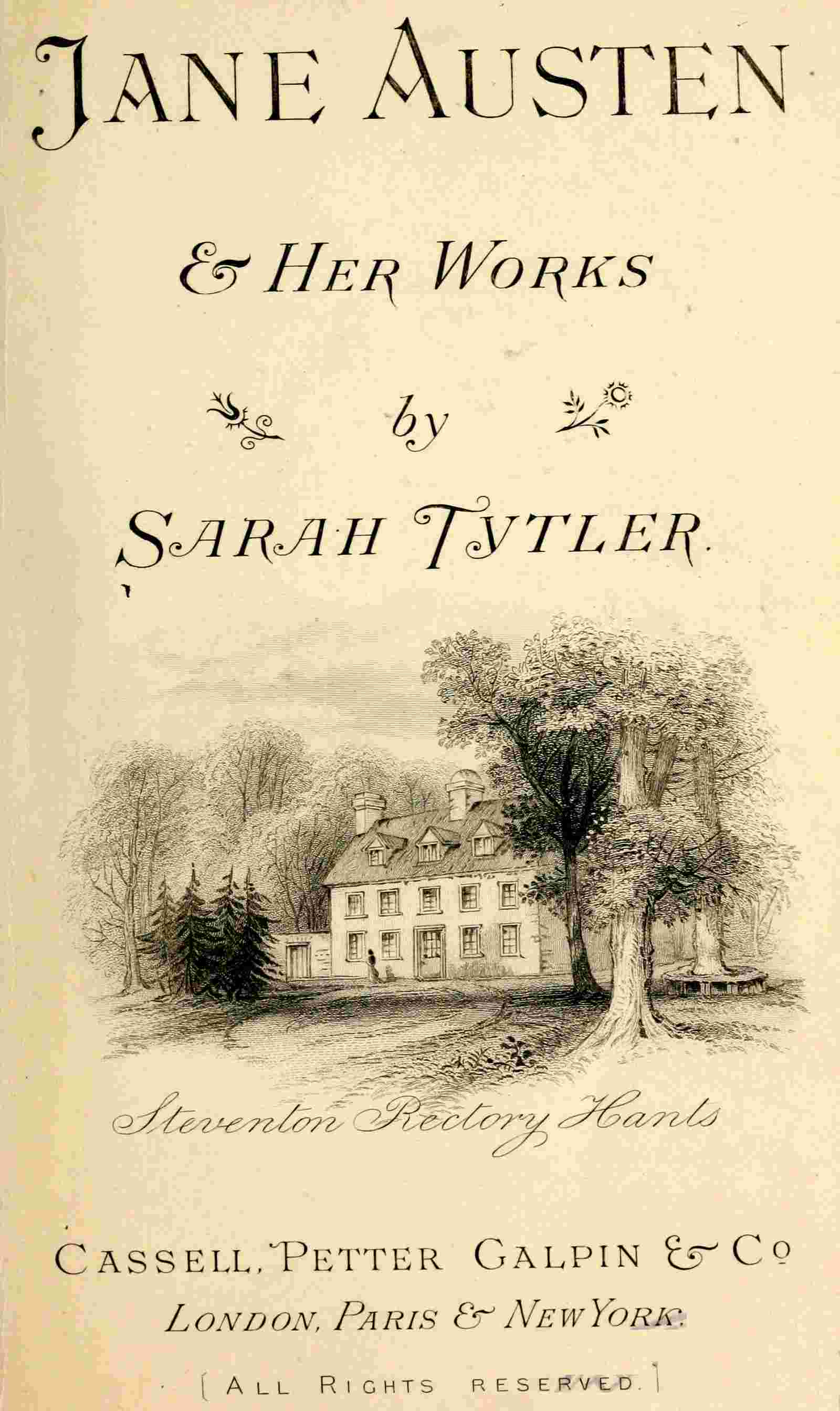 Jane Austen and her works cover