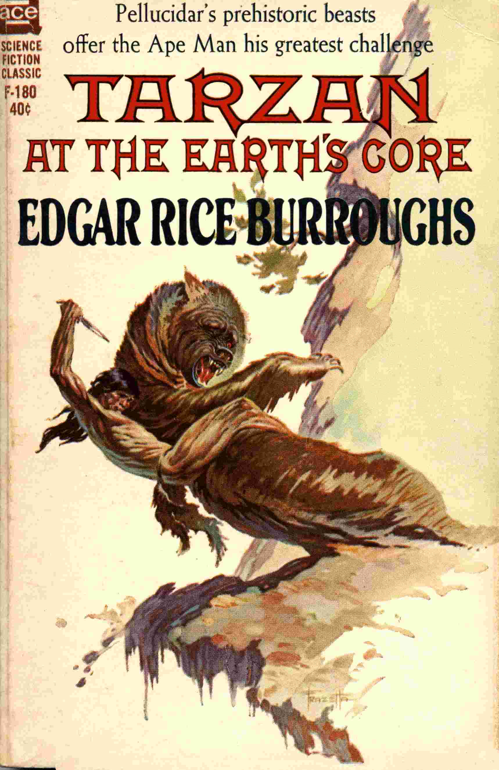 Tarzan at the Earth's core cover