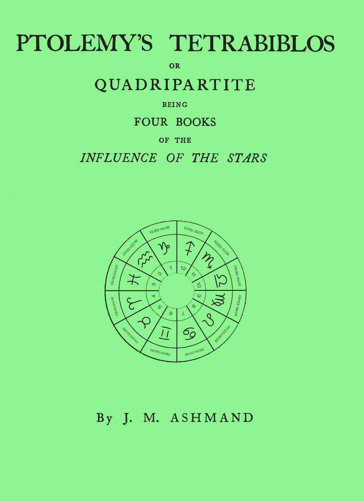 Ptolemy's Tetrabiblos cover