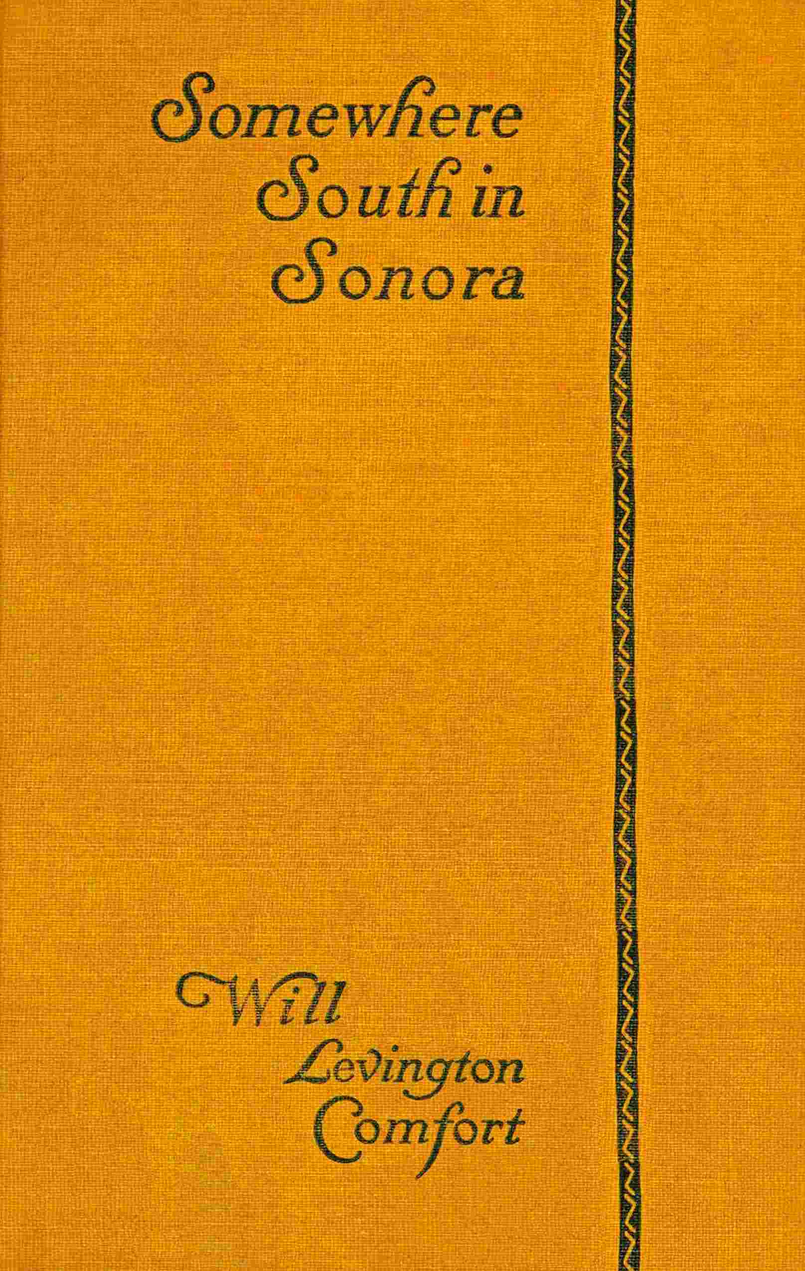 Somewhere south in Sonora cover