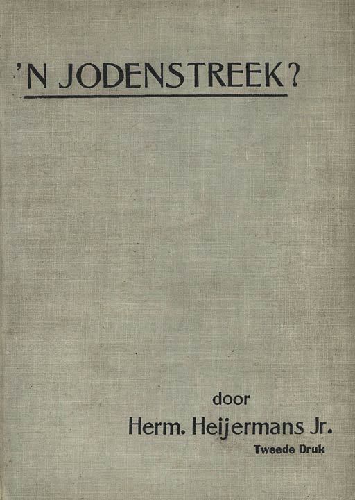 'n Jodenstreek? cover