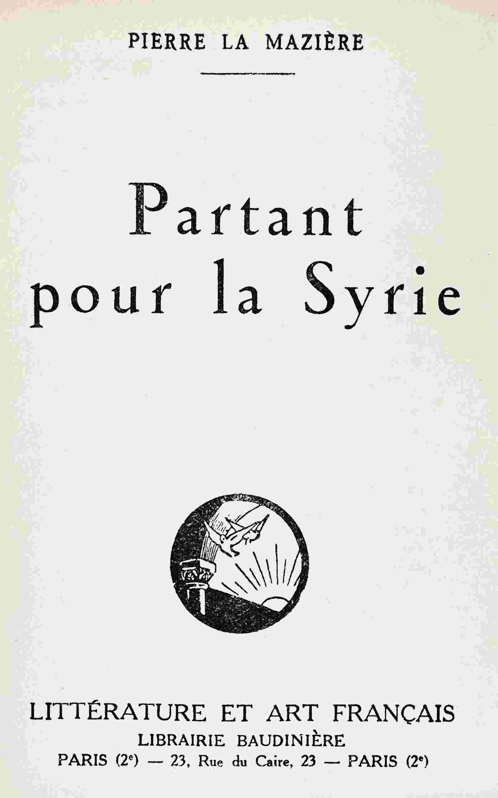 Partant pour la Syrie cover