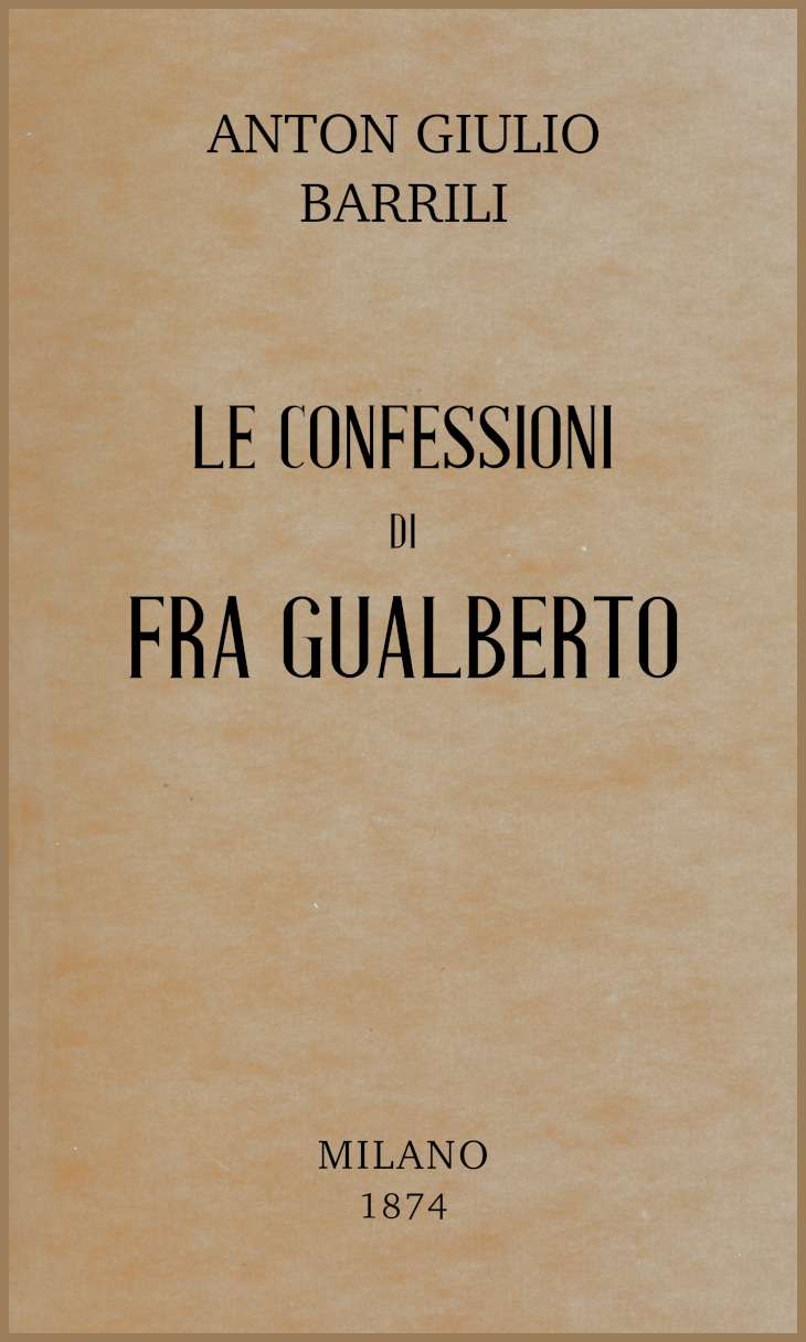 Le confessioni di fra Gualberto cover