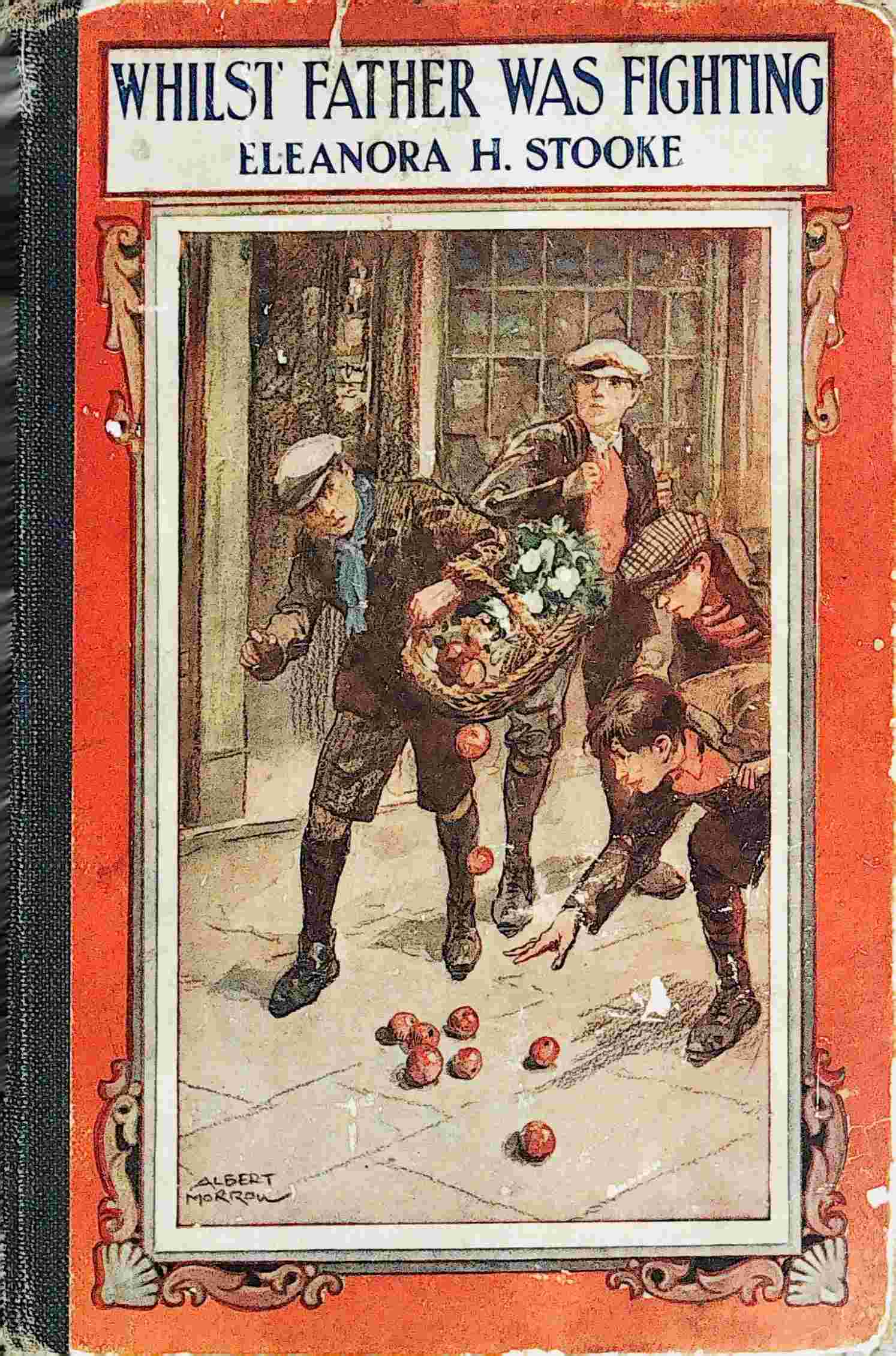 Whilst father was fighting cover