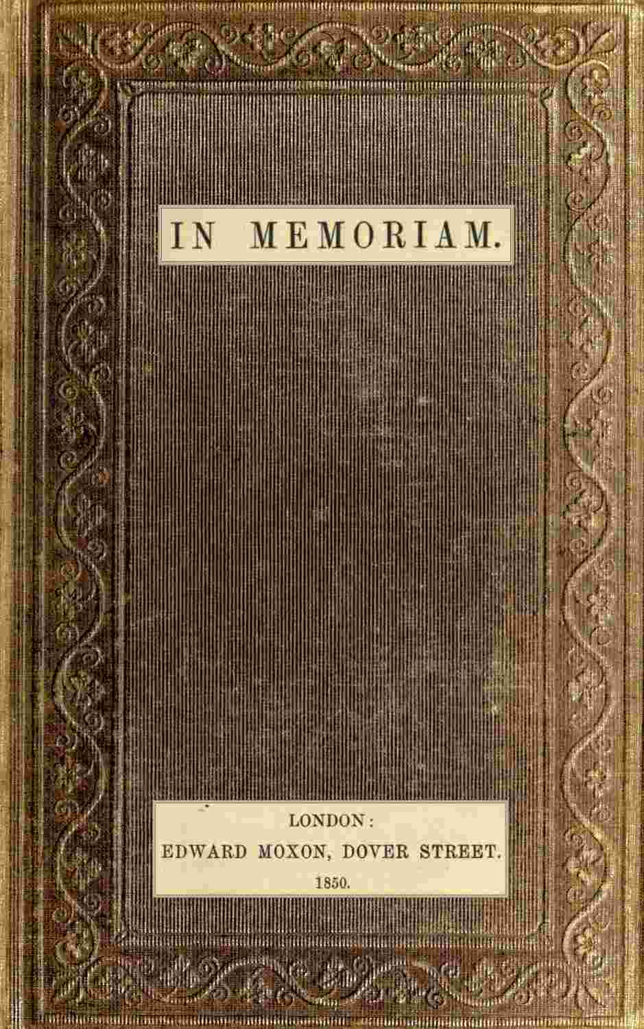 In memoriam cover