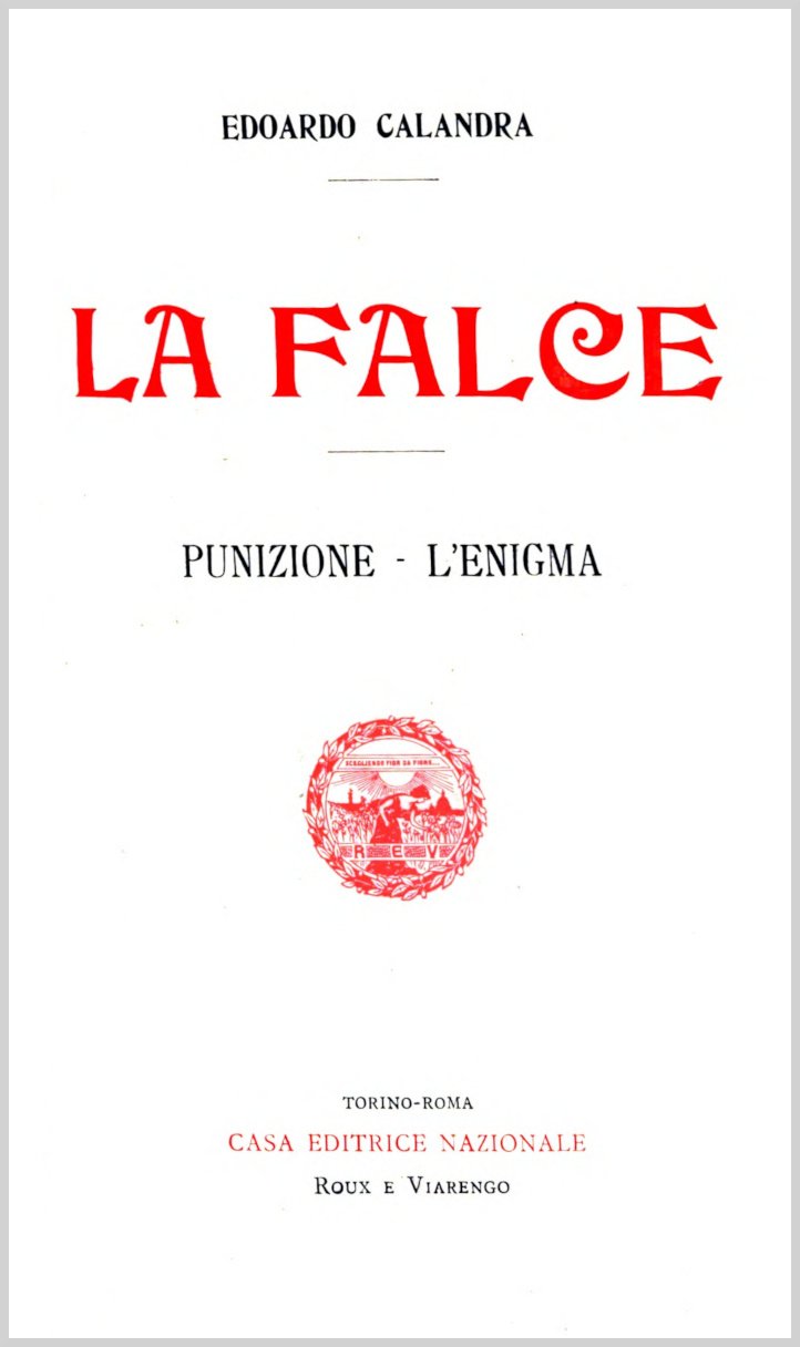 La falce - Punizione - L'enigma cover
