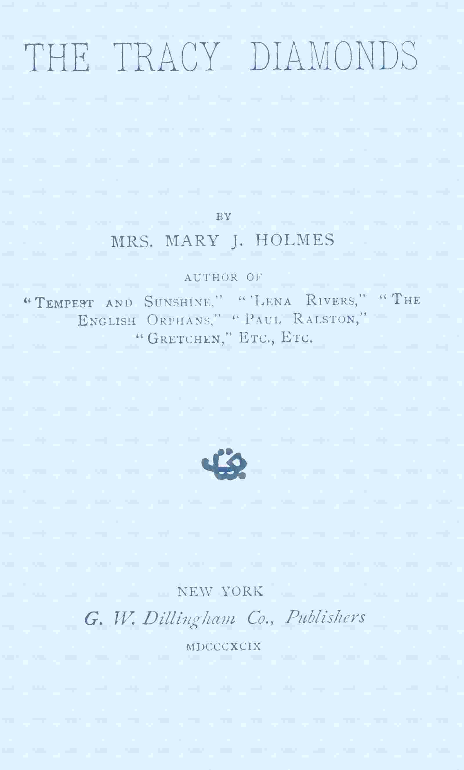 The Tracy diamonds cover