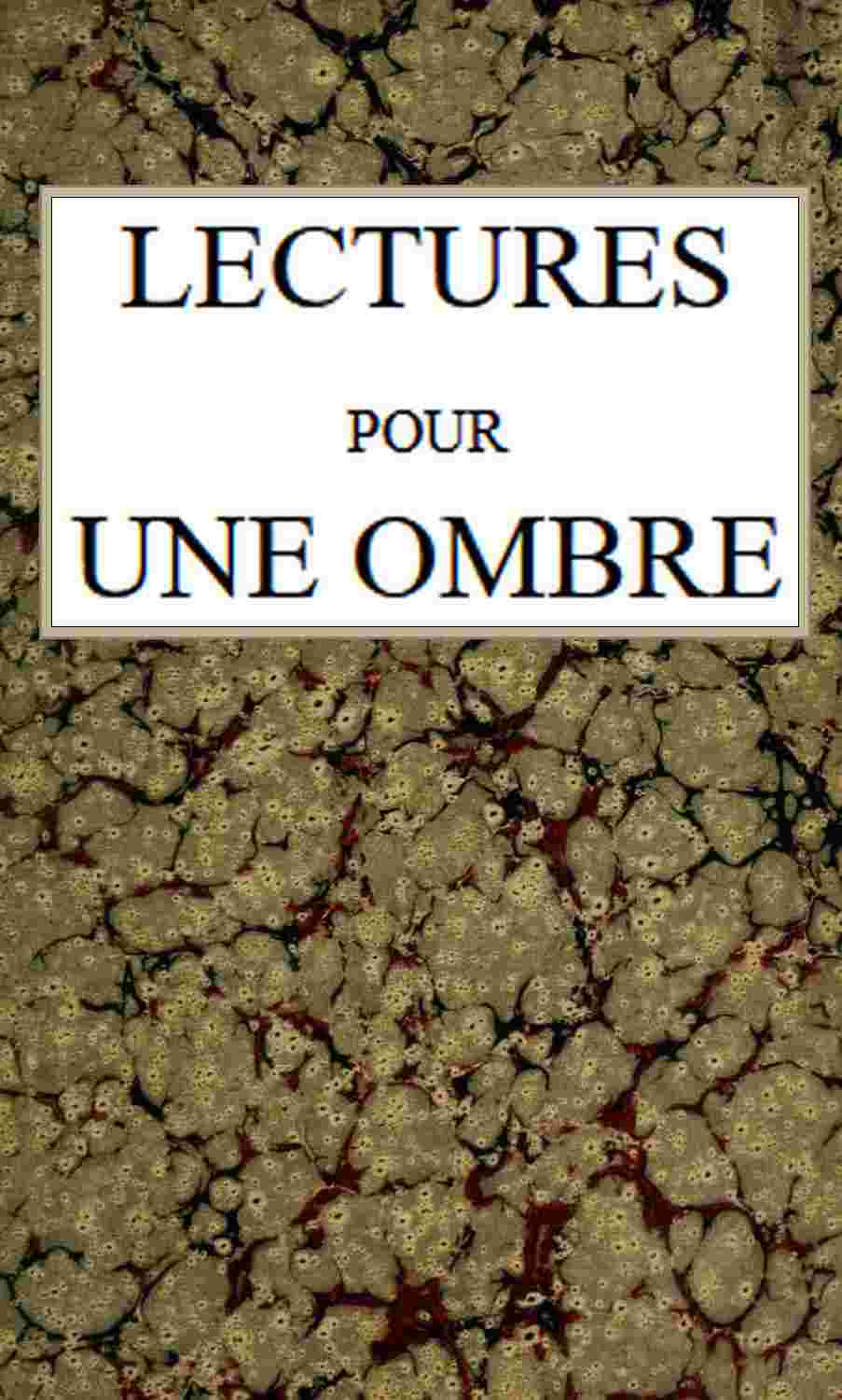 Lectures pour une ombre cover
