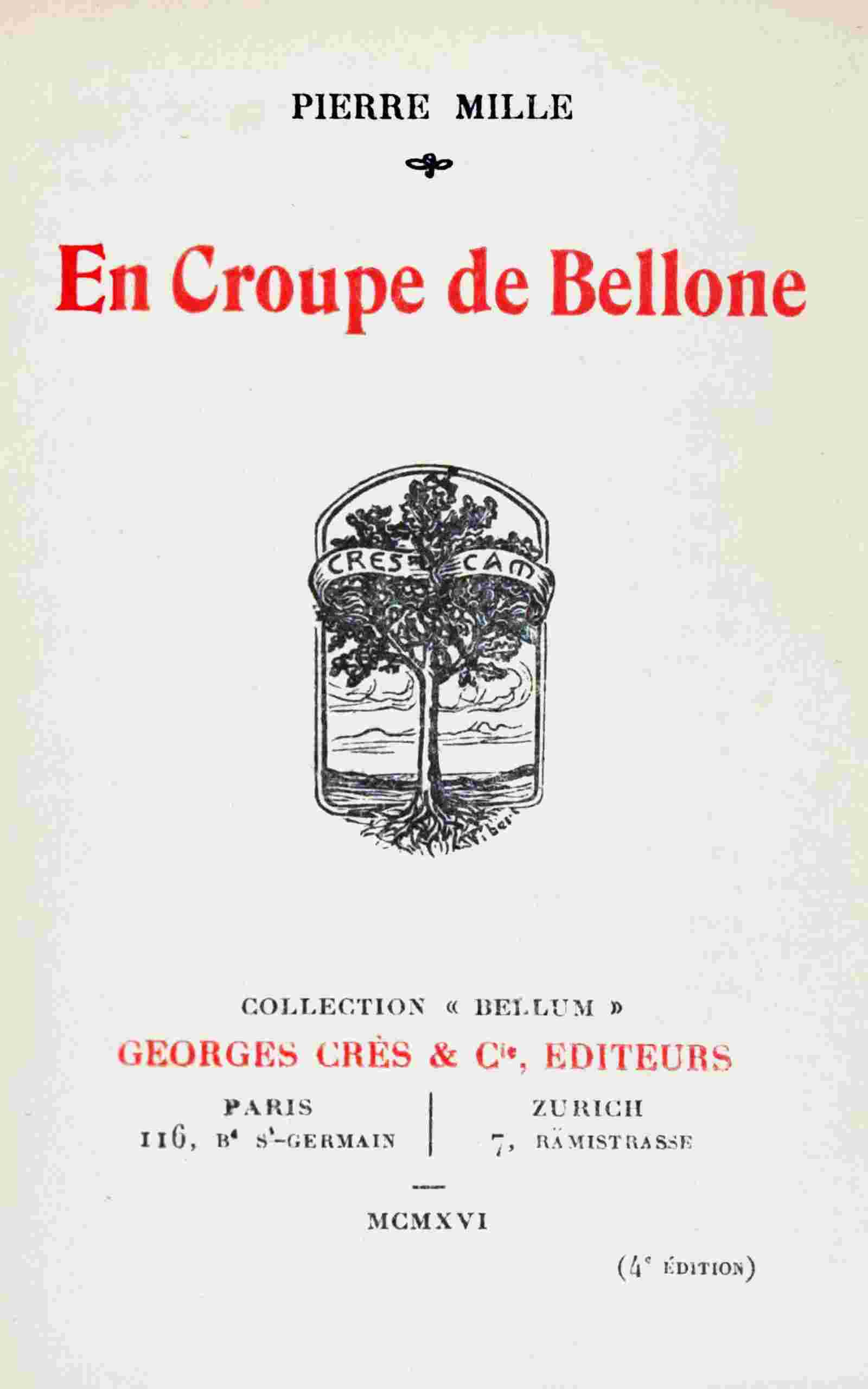 En croupe de Bellone cover