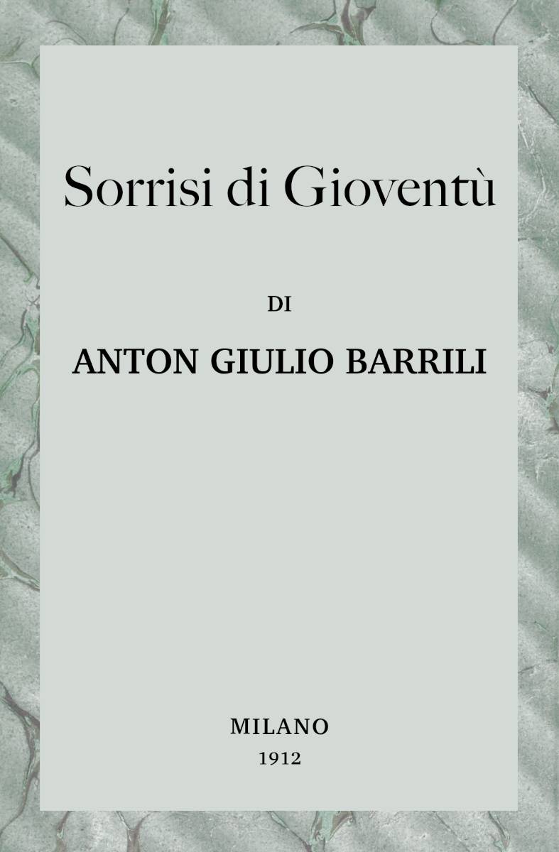 Sorrisi di gioventù cover