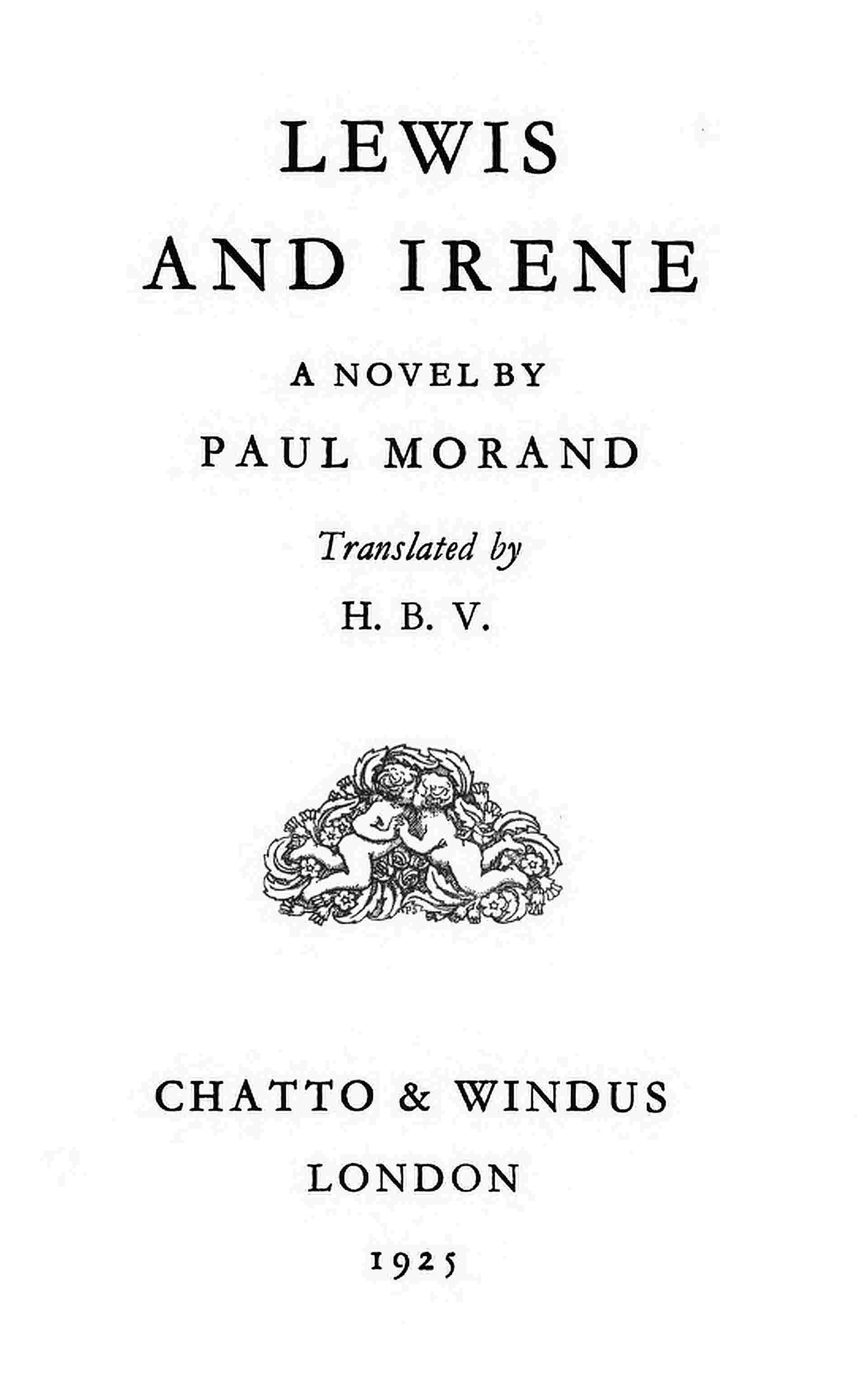 Lewis and Irene cover