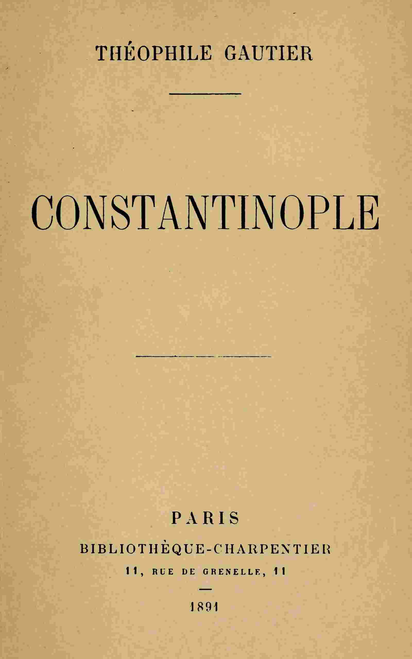Constantinople cover