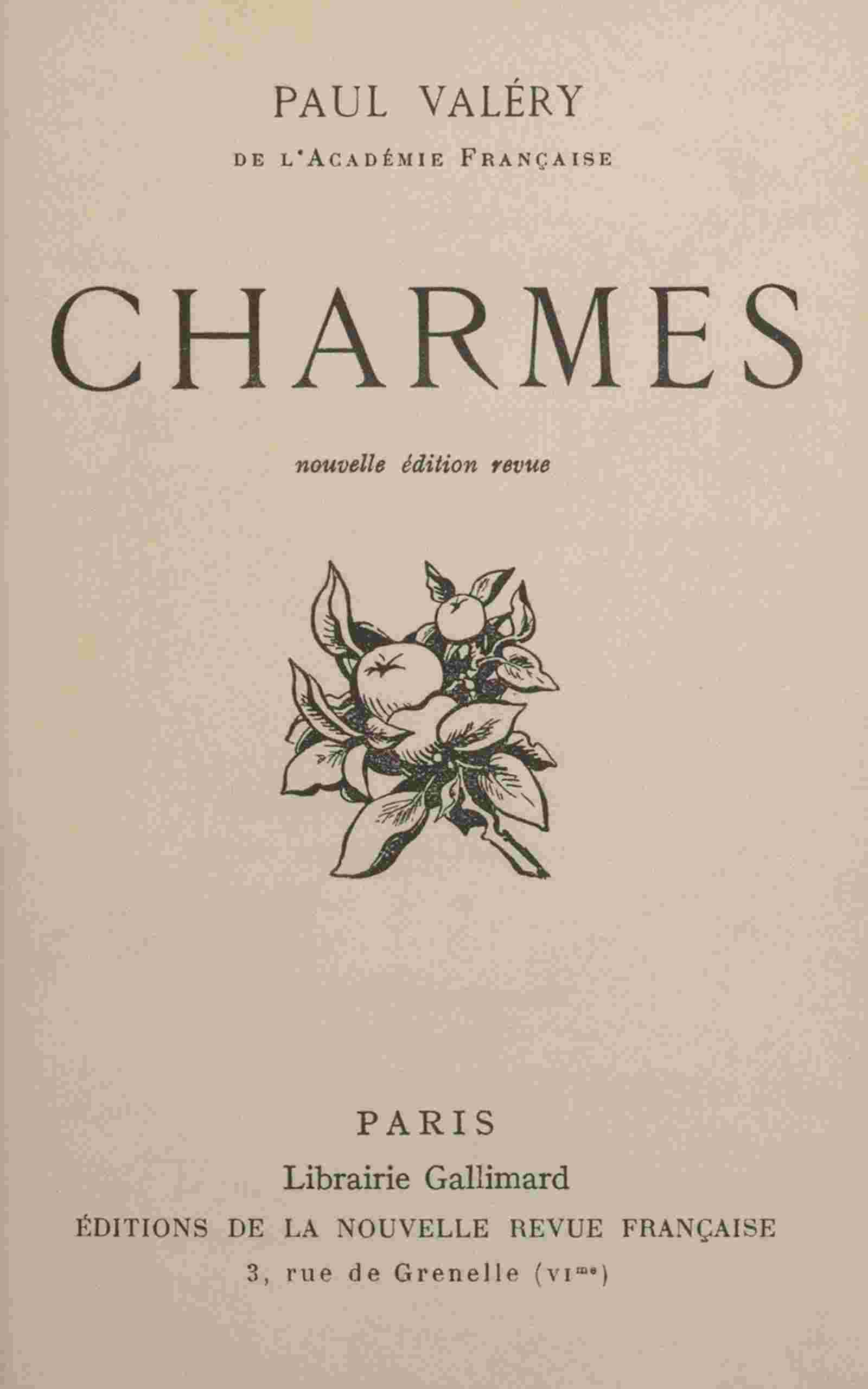 Charmes cover