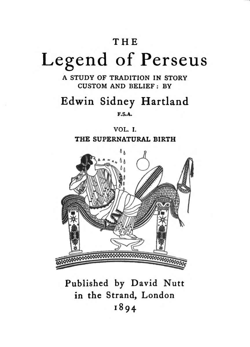 The legend of Perseus, Volume 1 (of 3) cover