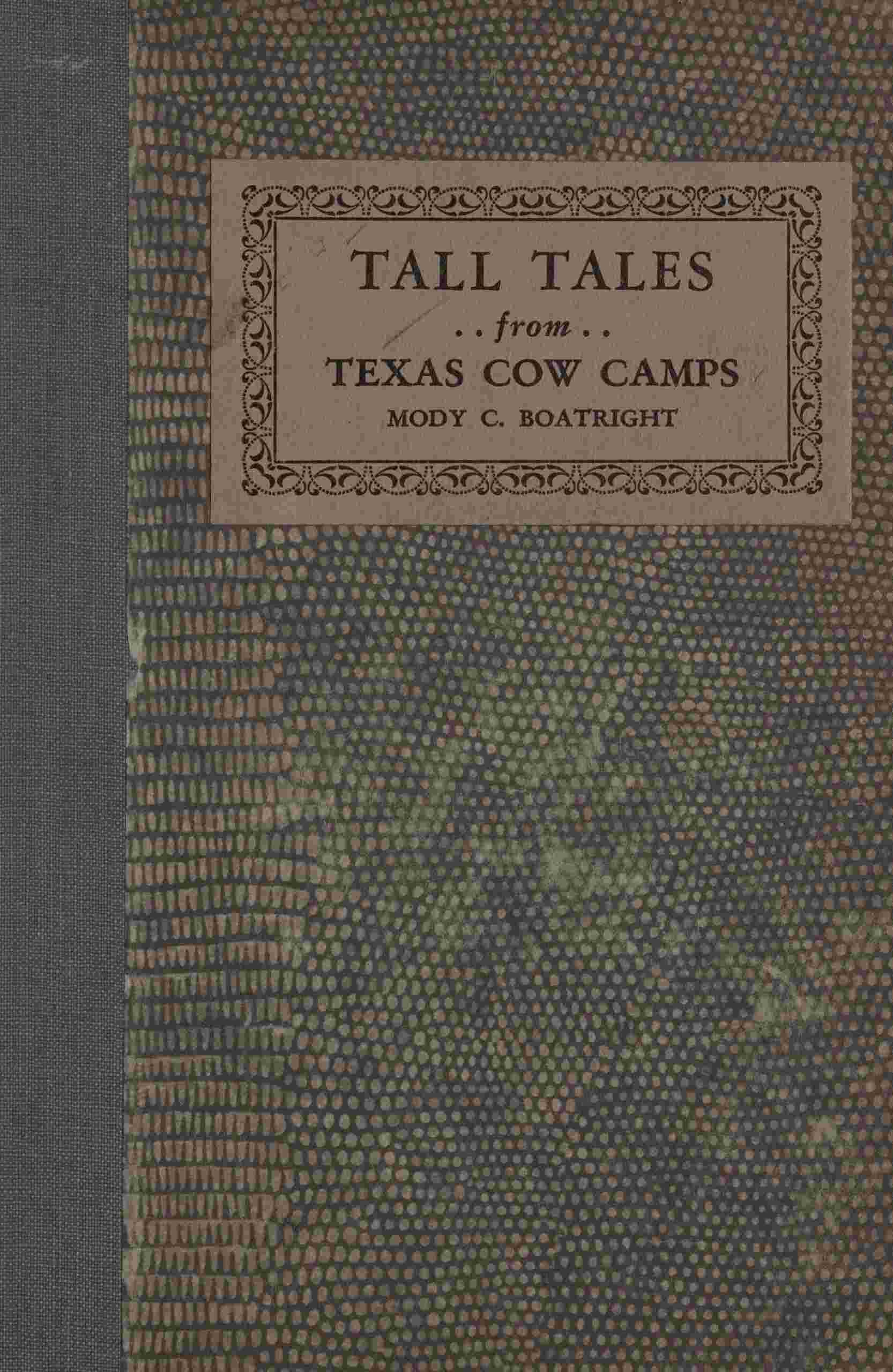 Tall tales from Texas cover